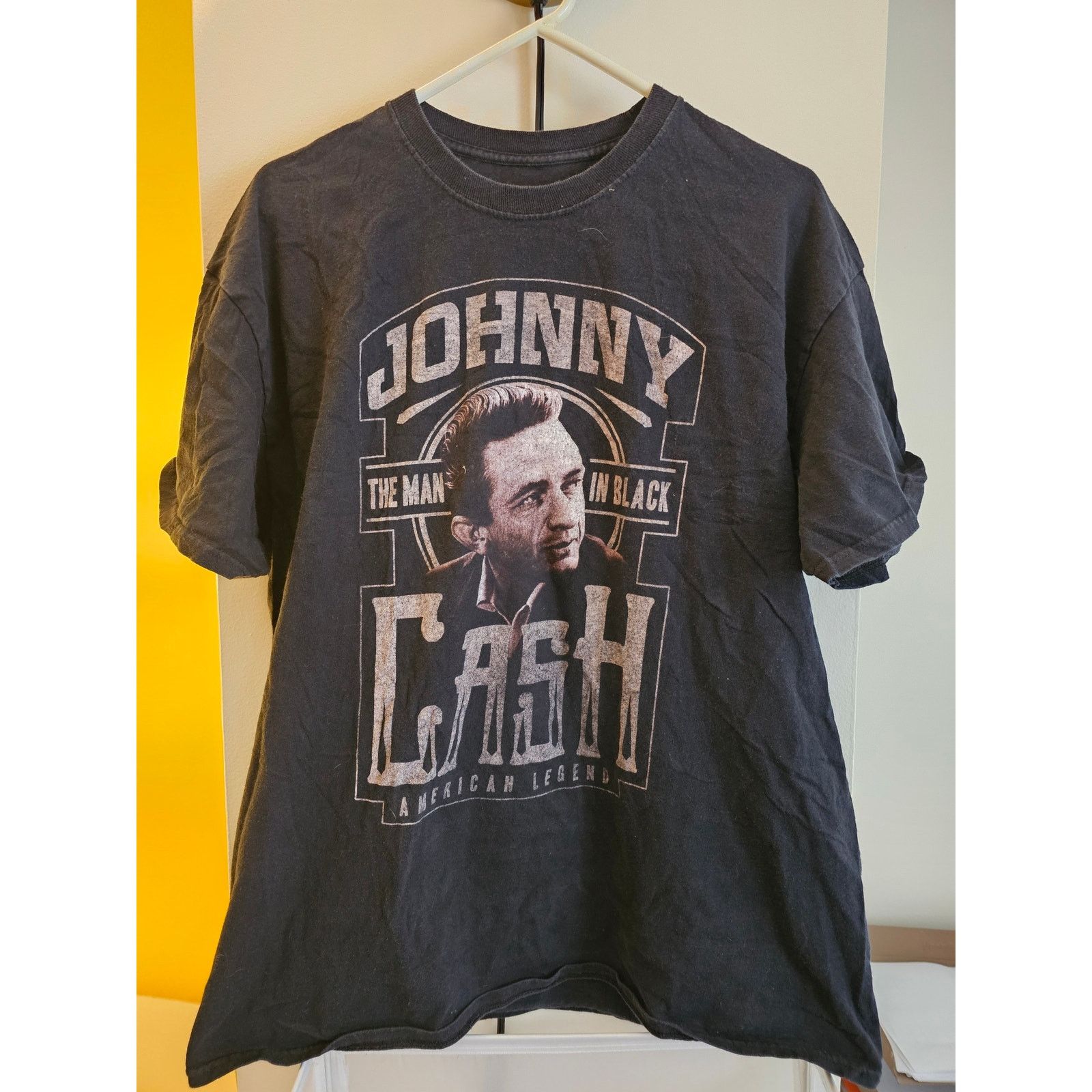 Other Johnny Cash The Man in Black - Men's Black T-Shirt - XL Size US XL / EU 56 / 4 - 1 Thumbnail