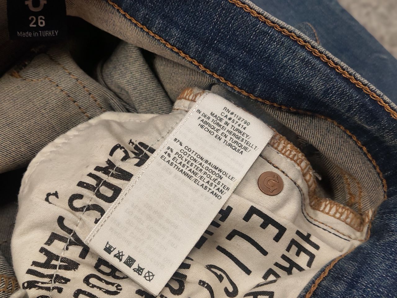 True Religion True Religion Vintage Y2K casey low rise skinny Denim Jeans Size 26" / US 2 / IT 38 - 12 Thumbnail
