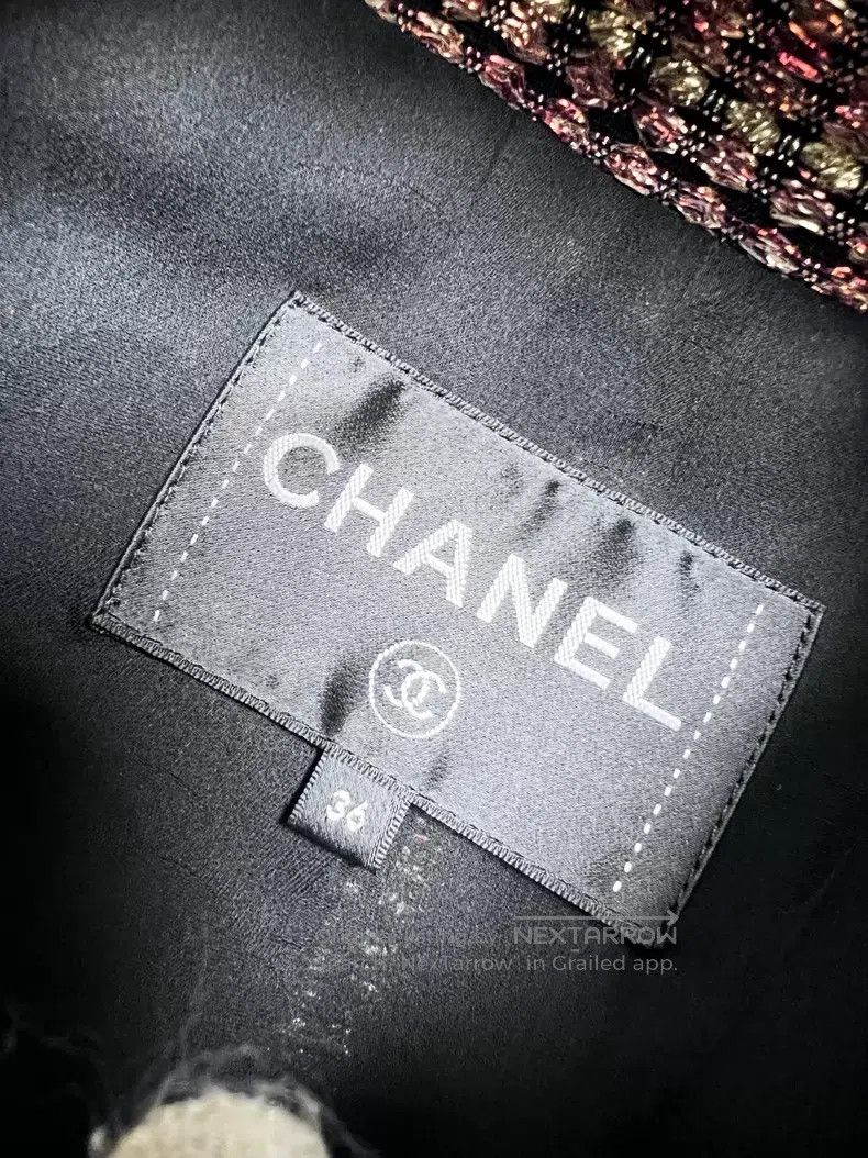Chanel Chanel Long-sleeved braided jacket with tassel edge and go Size XS / US 0-2 / IT 36-38 - 6 Thumbnail