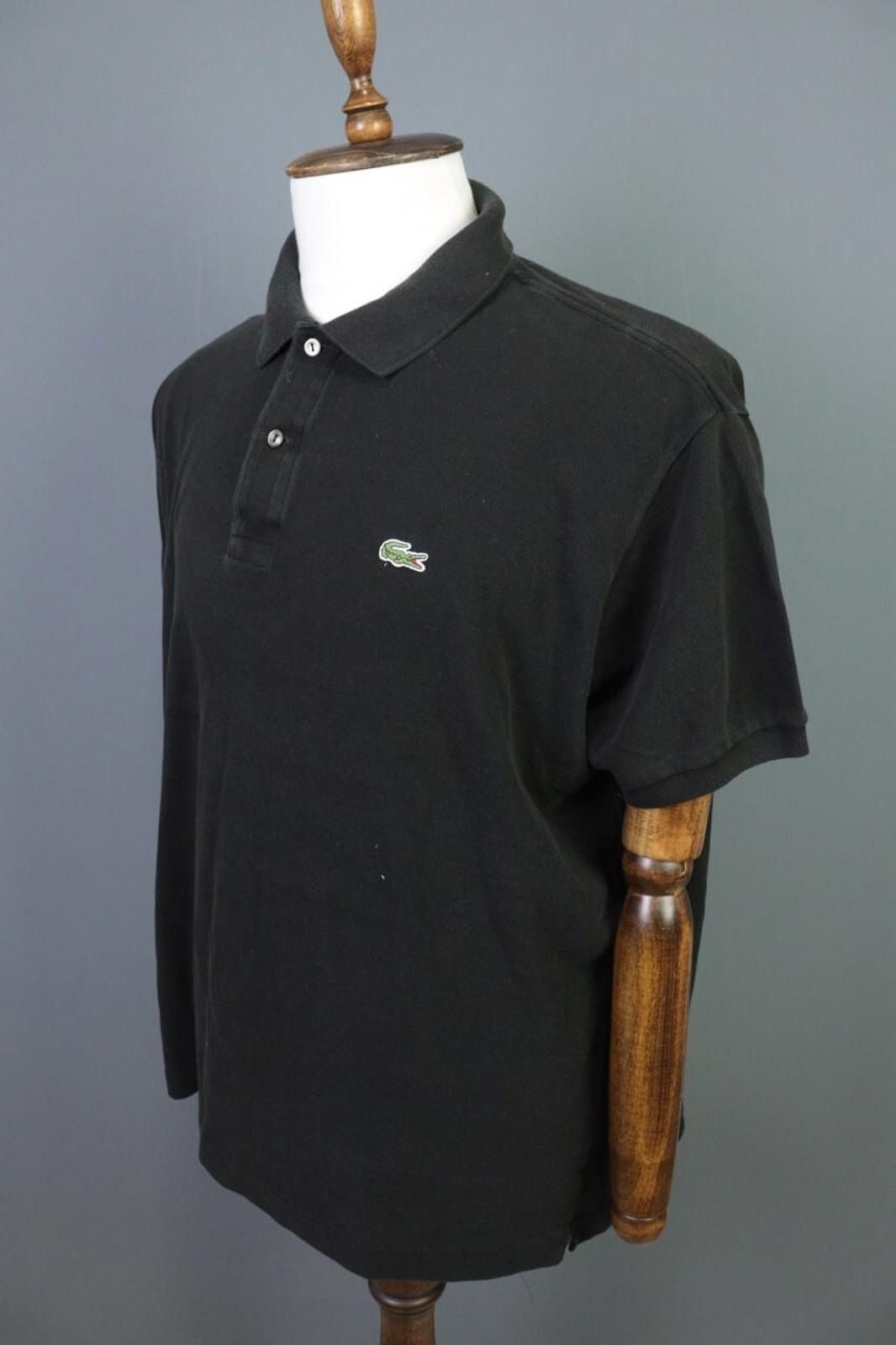 Lacoste Lacoste Black Vintage Short Sleeve Polo Shirt Size 8 / 3XL Size US XXL / EU 58 / 5 - 6 Thumbnail