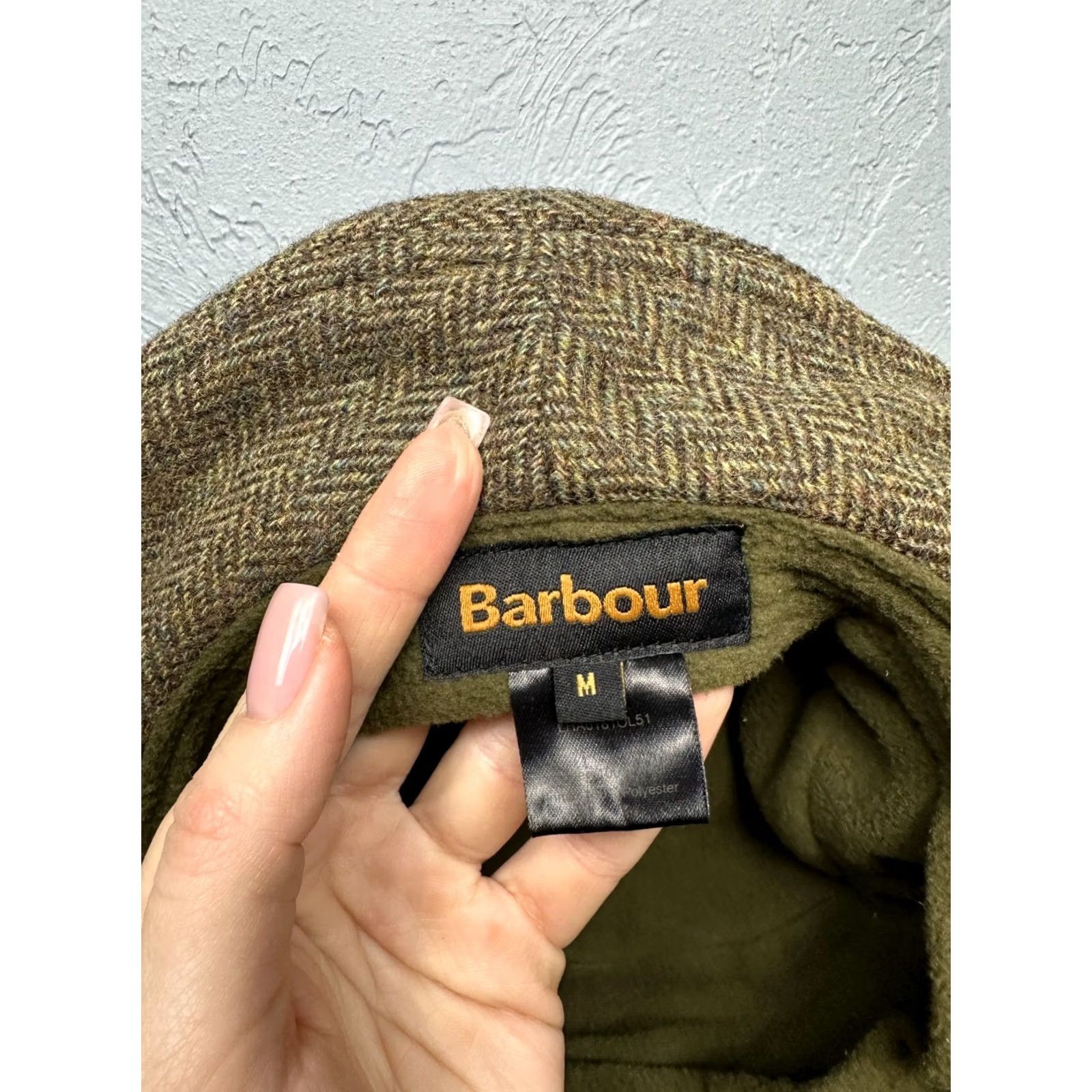 Barbour Barbour Mens Wool Tweed Bucket Hat Cap M Size ONE SIZE - 6 Thumbnail