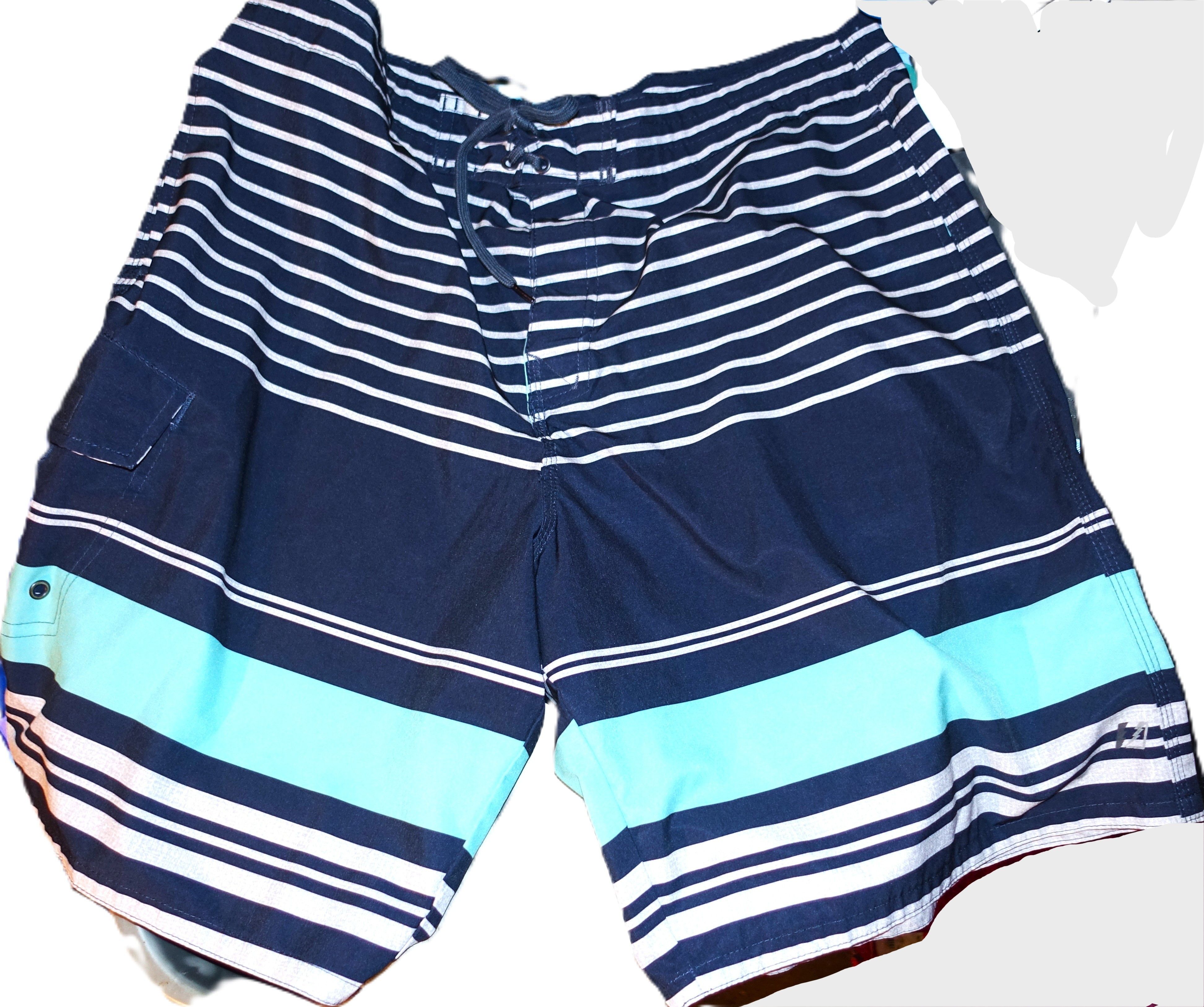 Other Amplify Blue Striped Board Shorts XL Size US 38 / EU 54 - 5 Thumbnail