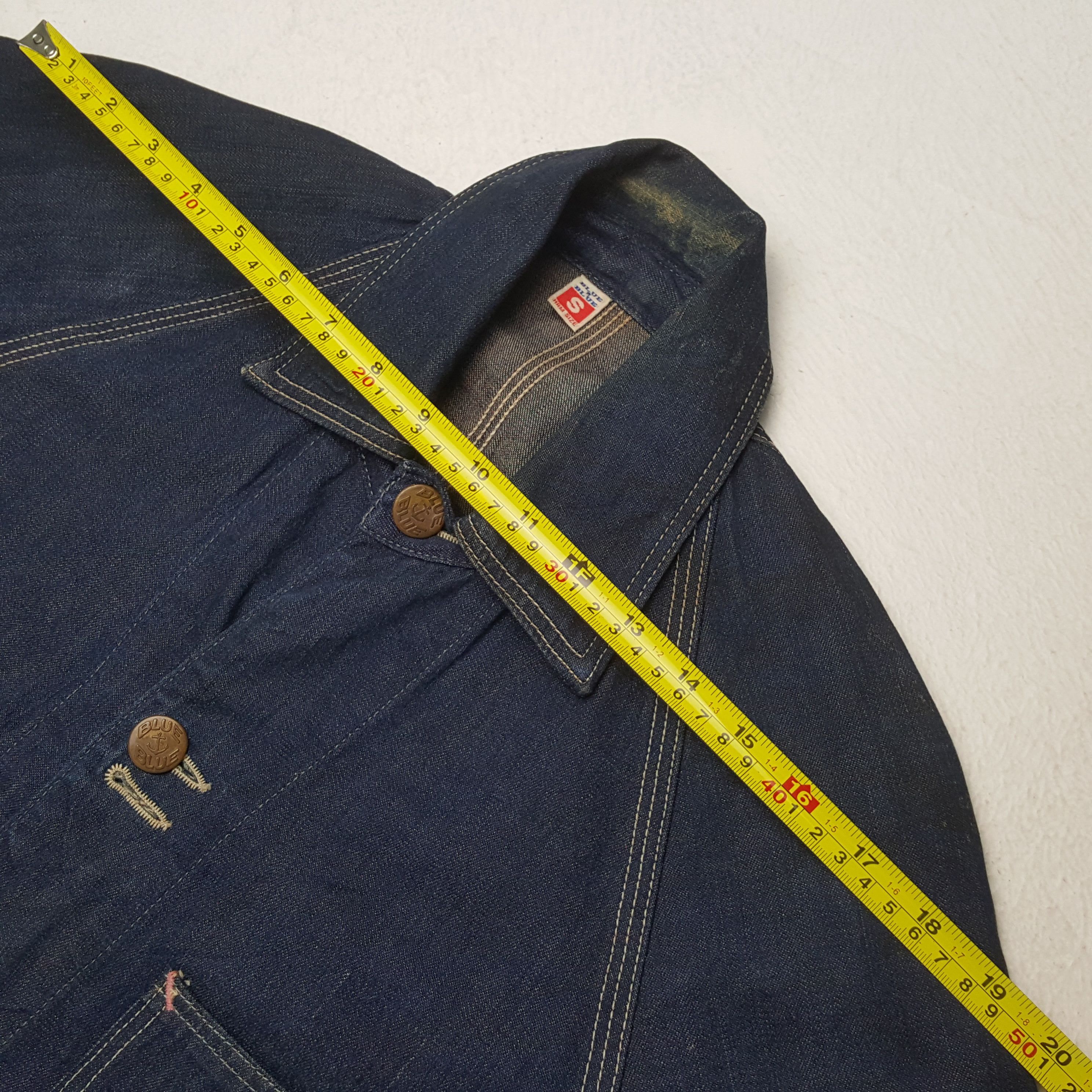 Blue Blue Japan Vintage Blue Blue Japan Japanese Brand Jeans Jacket 34 Size US S / EU 44-46 / 1 - 4 Thumbnail