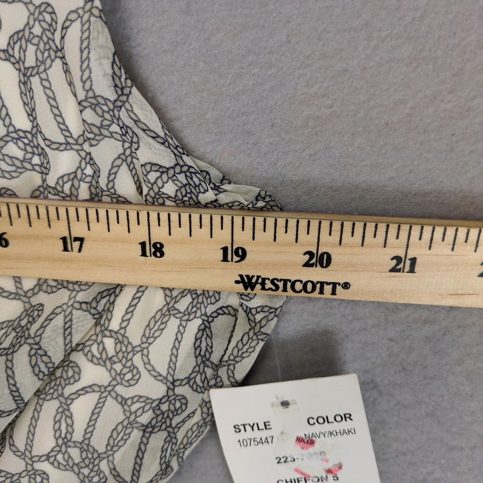 Other NWT Robbie Bee Blouson Dress Sz 14 Midi Rope Print Tie Belt Size XL / US 12-14 / IT 48-50 - 5 Thumbnail