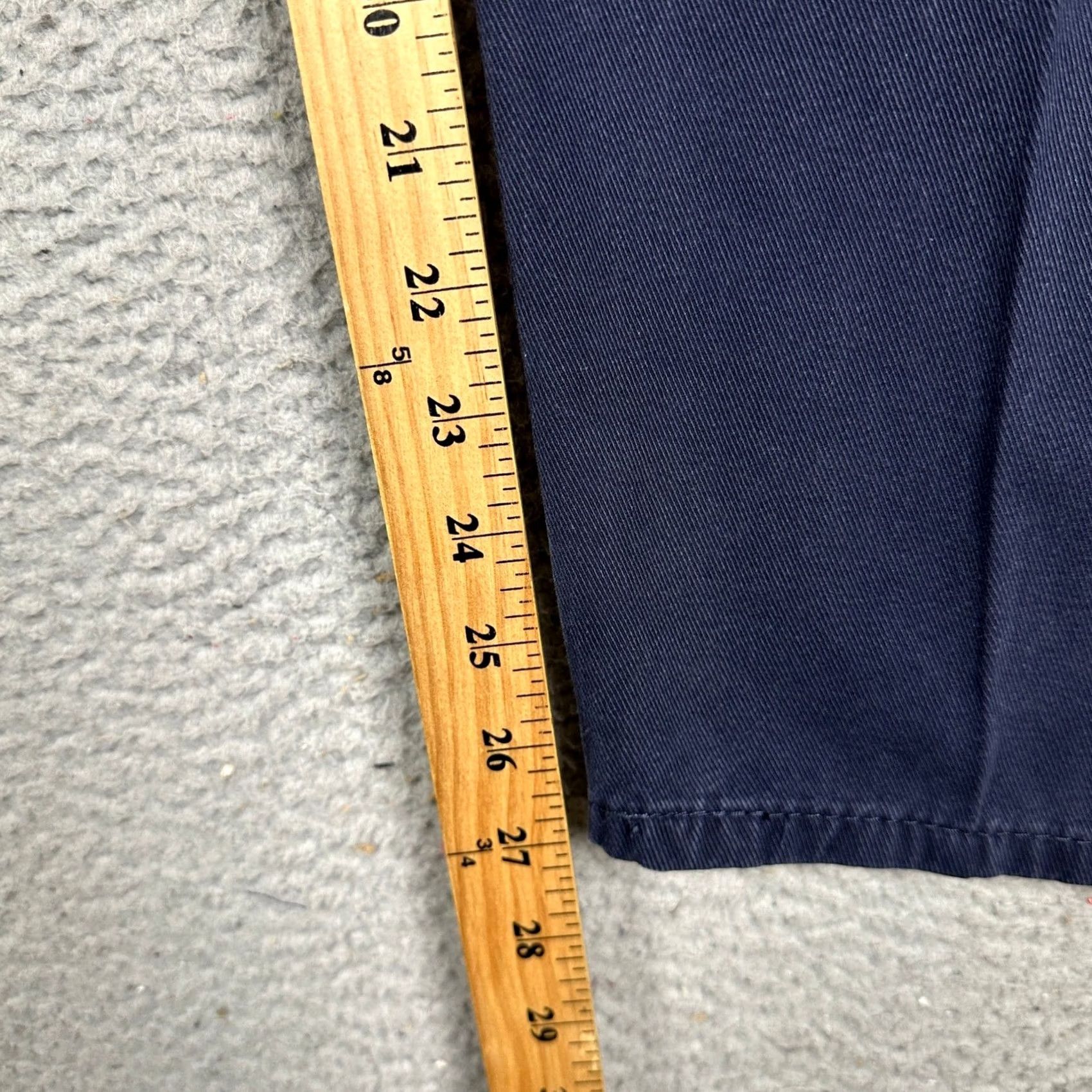Levi's Levi's 502 Regular Taper Pants Mens 48 Navy Blue Chino 5-Pocket Utility Business Casual Workwear Mens Size US 32 / EU 48 - 7 Thumbnail