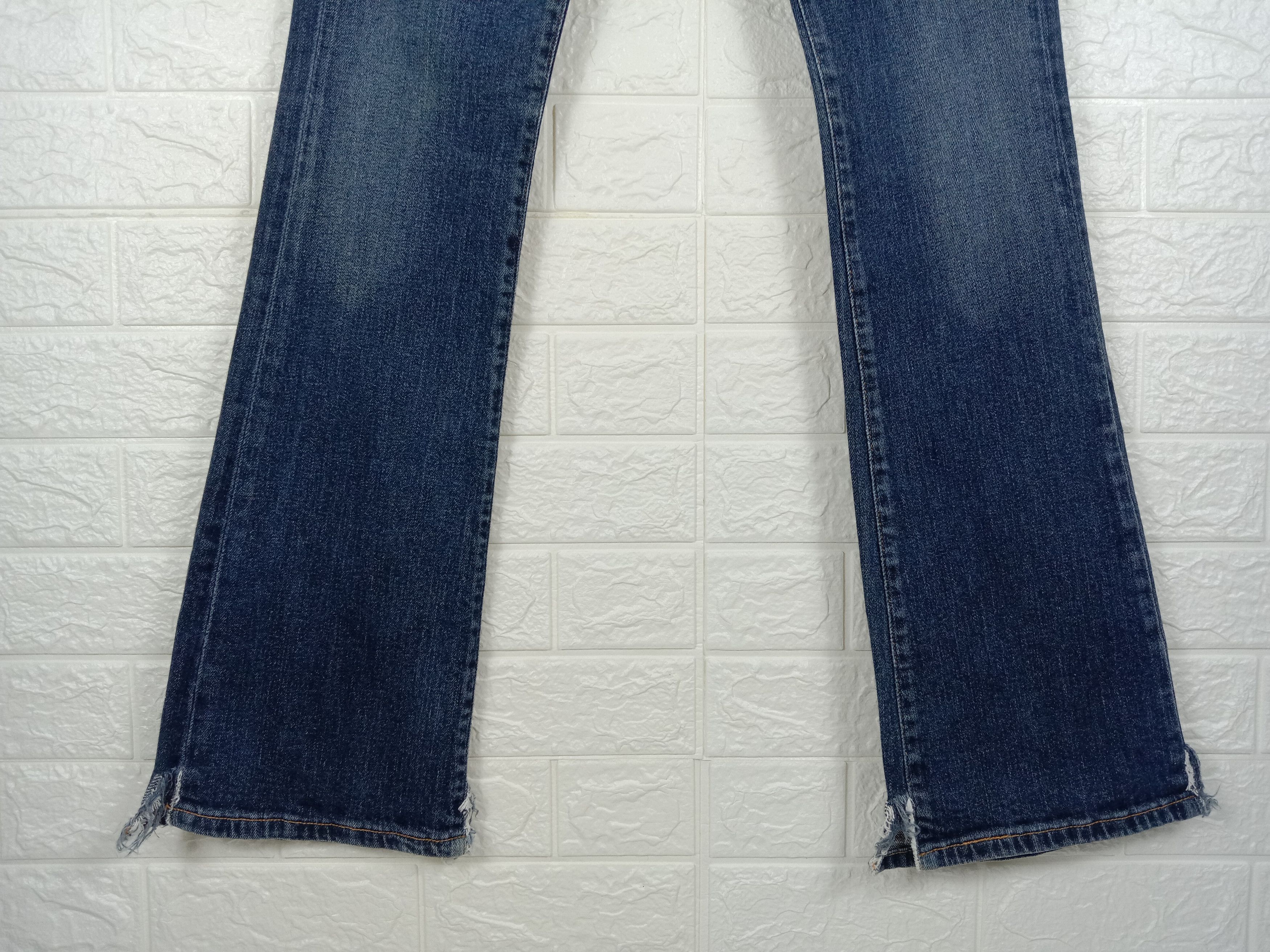 Levi's Vintage Levi's 518 Flare Jeans Earth Tone Distressed Denim Size 28" / US 6 / IT 42 - 4 Thumbnail