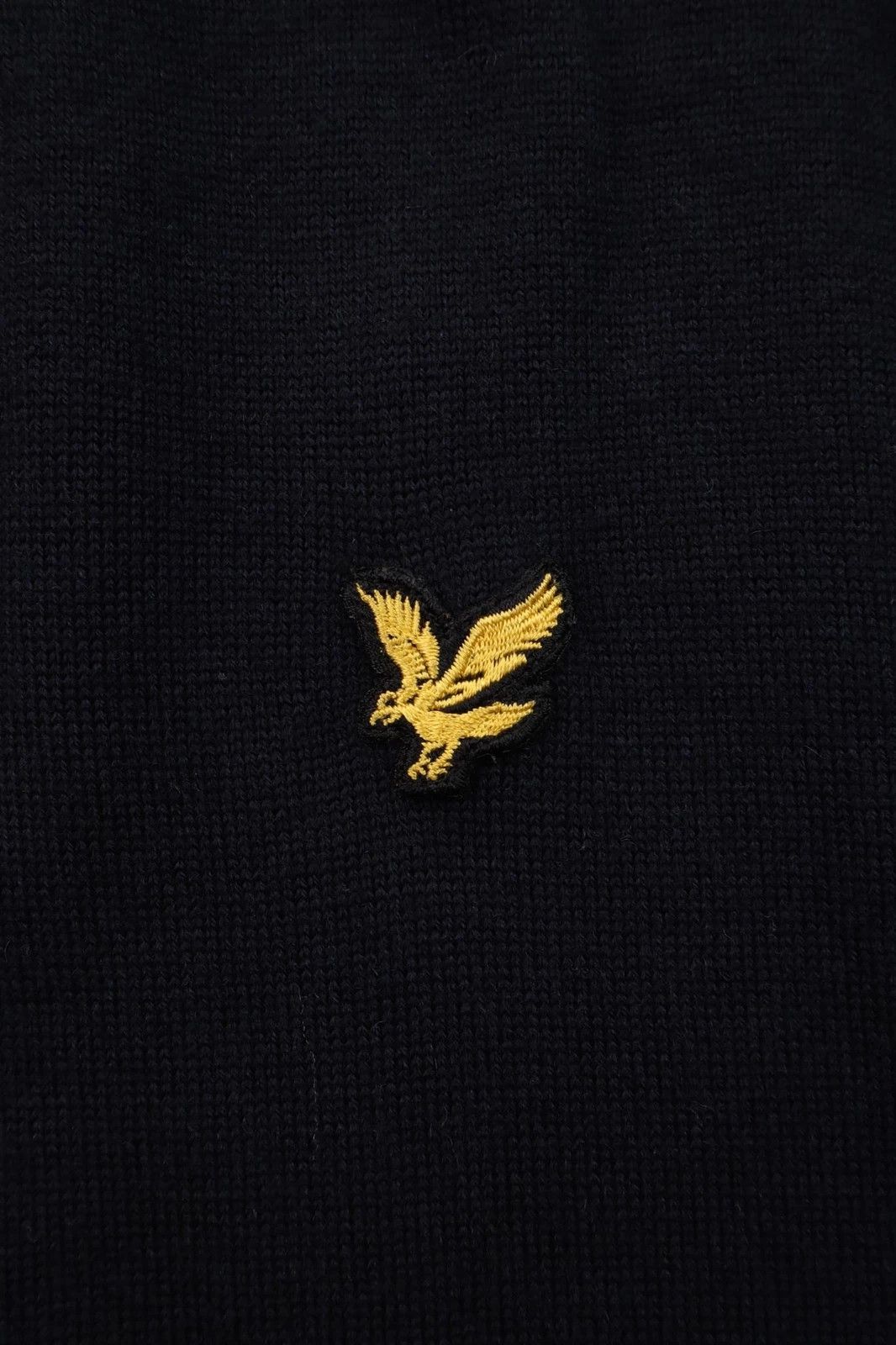 Lyle & Scott Lyle & Scott Merino Wool V-Neck Knitted Navy Jumper Sweater Size US M / EU 48-50 / 2 - 3 Thumbnail