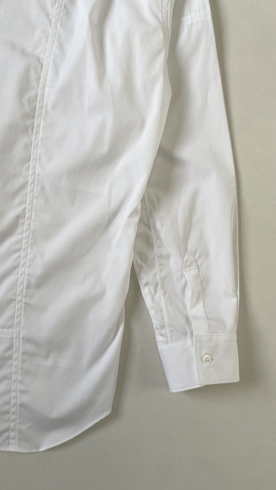 Comme des Garcons White Cotton ‘Patchwork Panelled’ Shirt Size US M / EU 48-50 / 2 - 14 Thumbnail