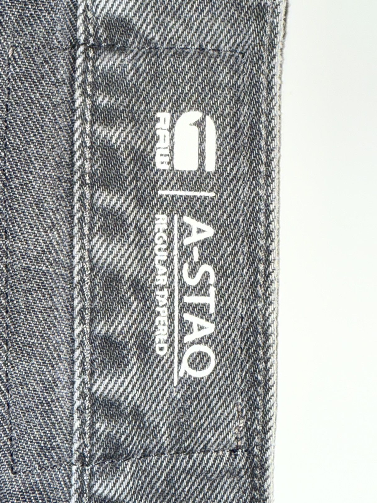 G-Star G Star Raw A-Staq Regular Tapered Jeans - Grey Size US 33 - 7 Thumbnail