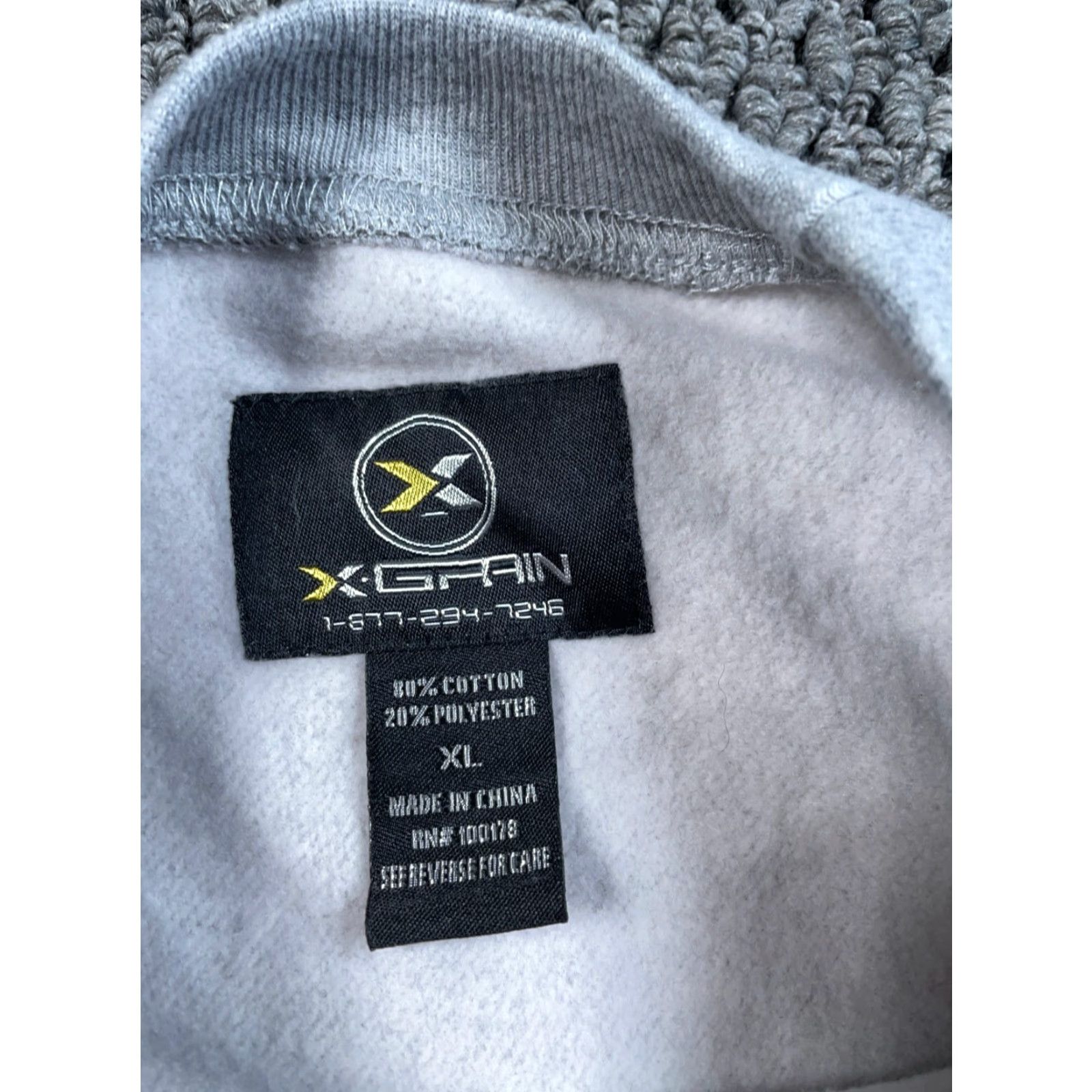 Vintage X-Grain Freeland Falcons Track & Field Sweatshirt Adult XL Gray Embroidered Michigan Size US XL / EU 56 / 4 - 3 Thumbnail