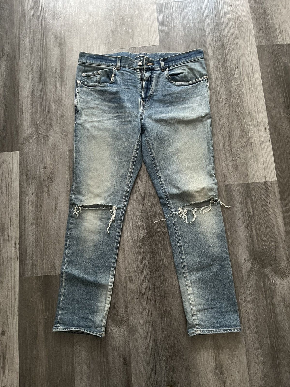 Saint Laurent Paris Saint laurent destroy jeans Size US 34 / EU 50 - 4 Thumbnail