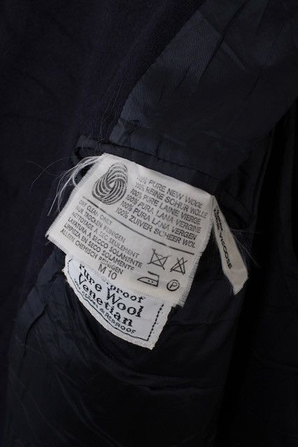 Aquascutum AQUASCUTUM VINTAGE WOOL COAT NAVY BLUE 46 LARGE XL Size US XL / EU 56 / 4 - 6 Thumbnail