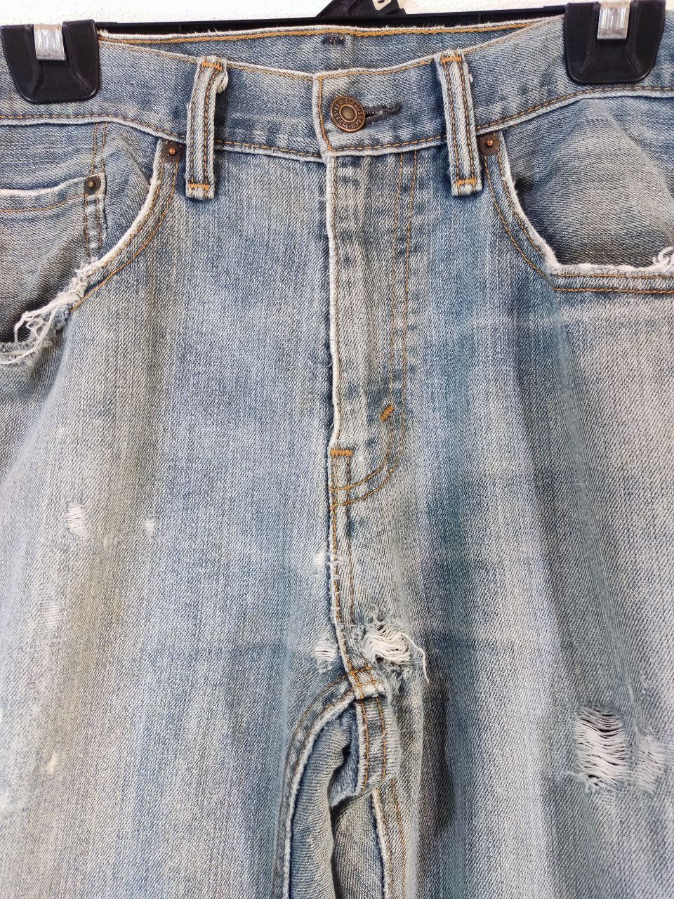 Levi's levis 559 straightcut distressed denim nice design Size US 36 / EU 52 - 8 Thumbnail