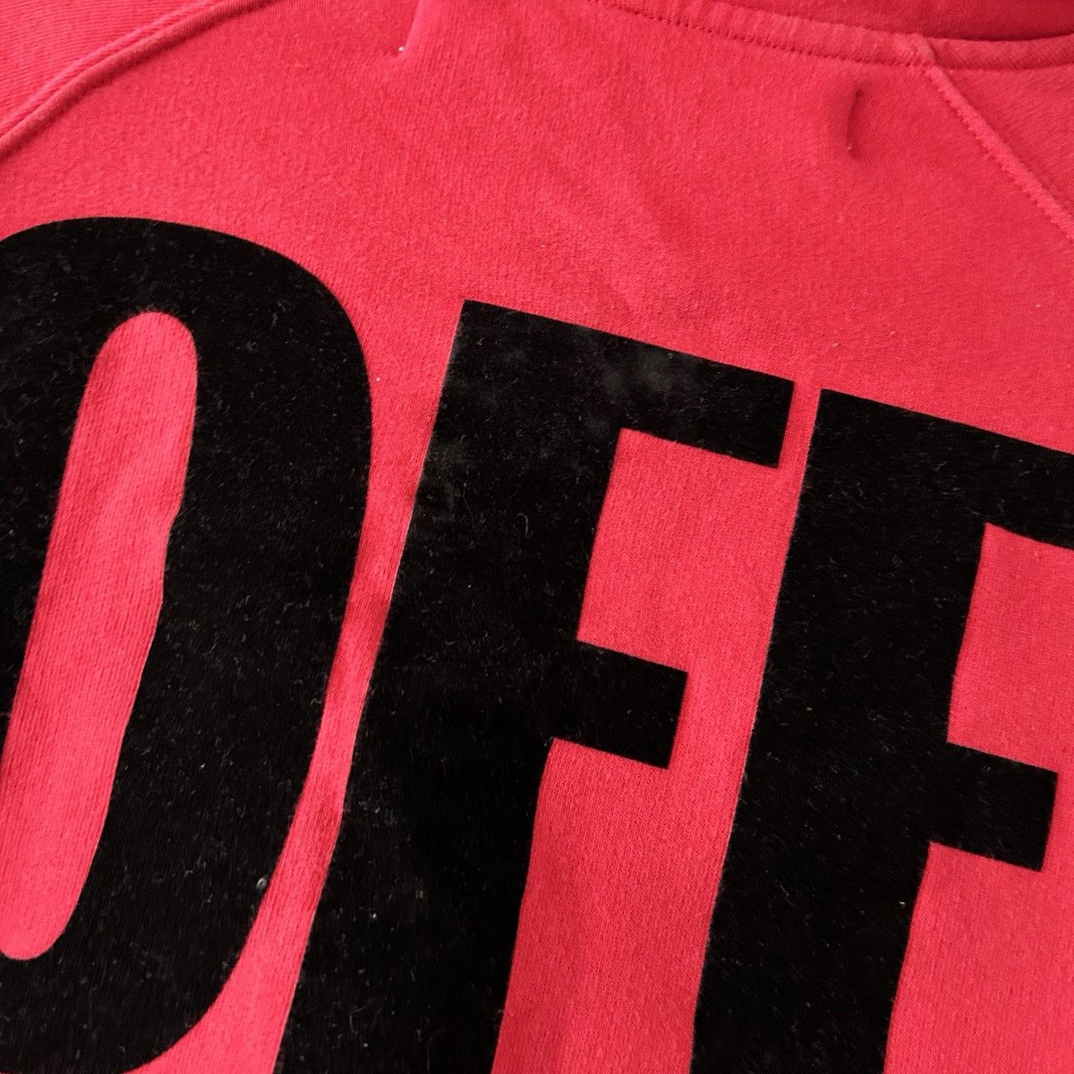 Off-White Off White hoodie global warning red Size S / US 4 / IT 40 - 13 Thumbnail