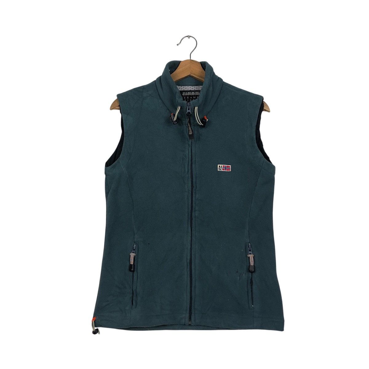 Japanese Brand 📌Vintage Fleece Sherpa Vest Jacket Napapijri Size US S / EU 44-46 / 1 - 2 Thumbnail