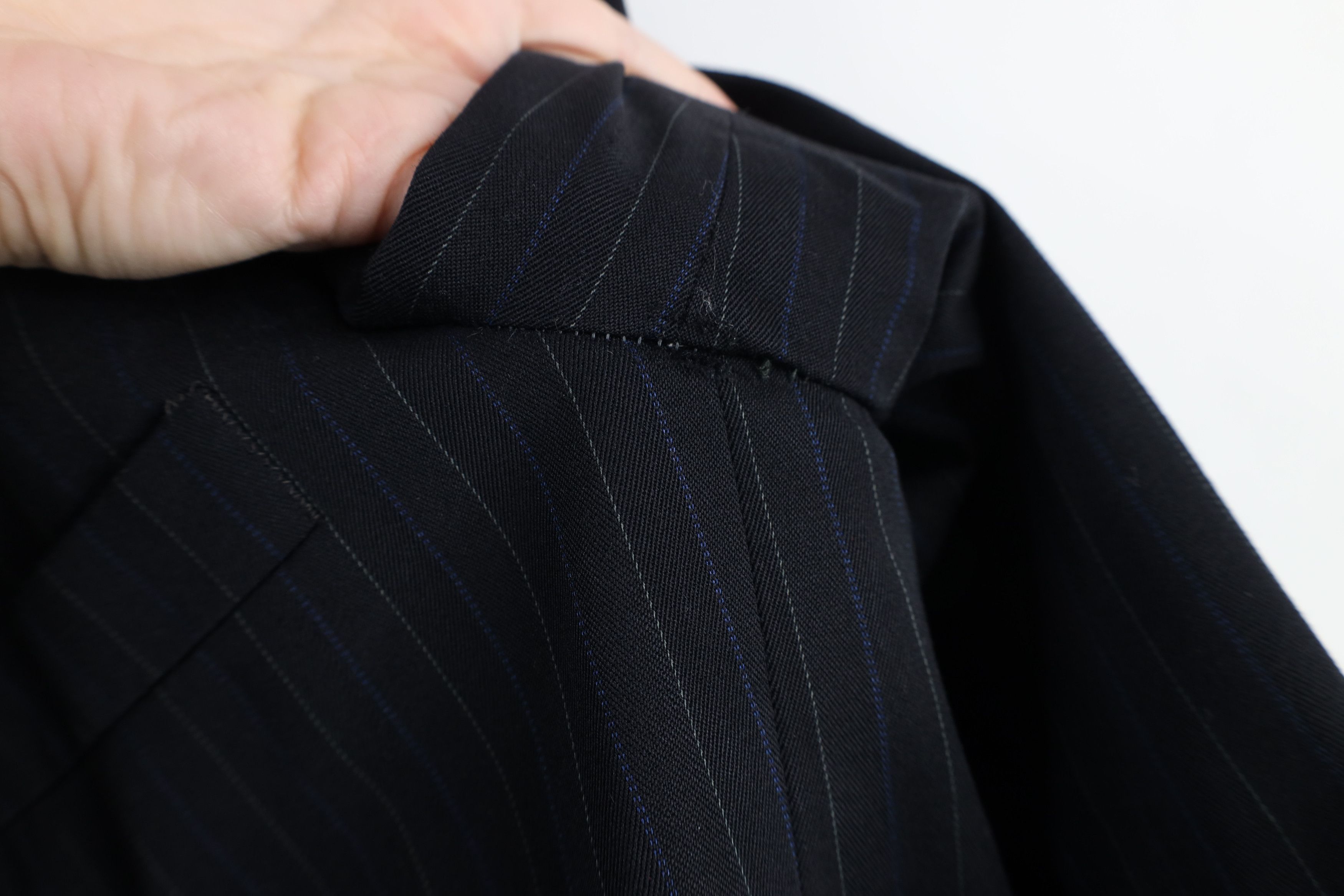 Vintage Vintage 70s Streetwear Pinstriped 2 Button Suit Coat Jacket Size US L / EU 52-54 / 3 - 5 Thumbnail