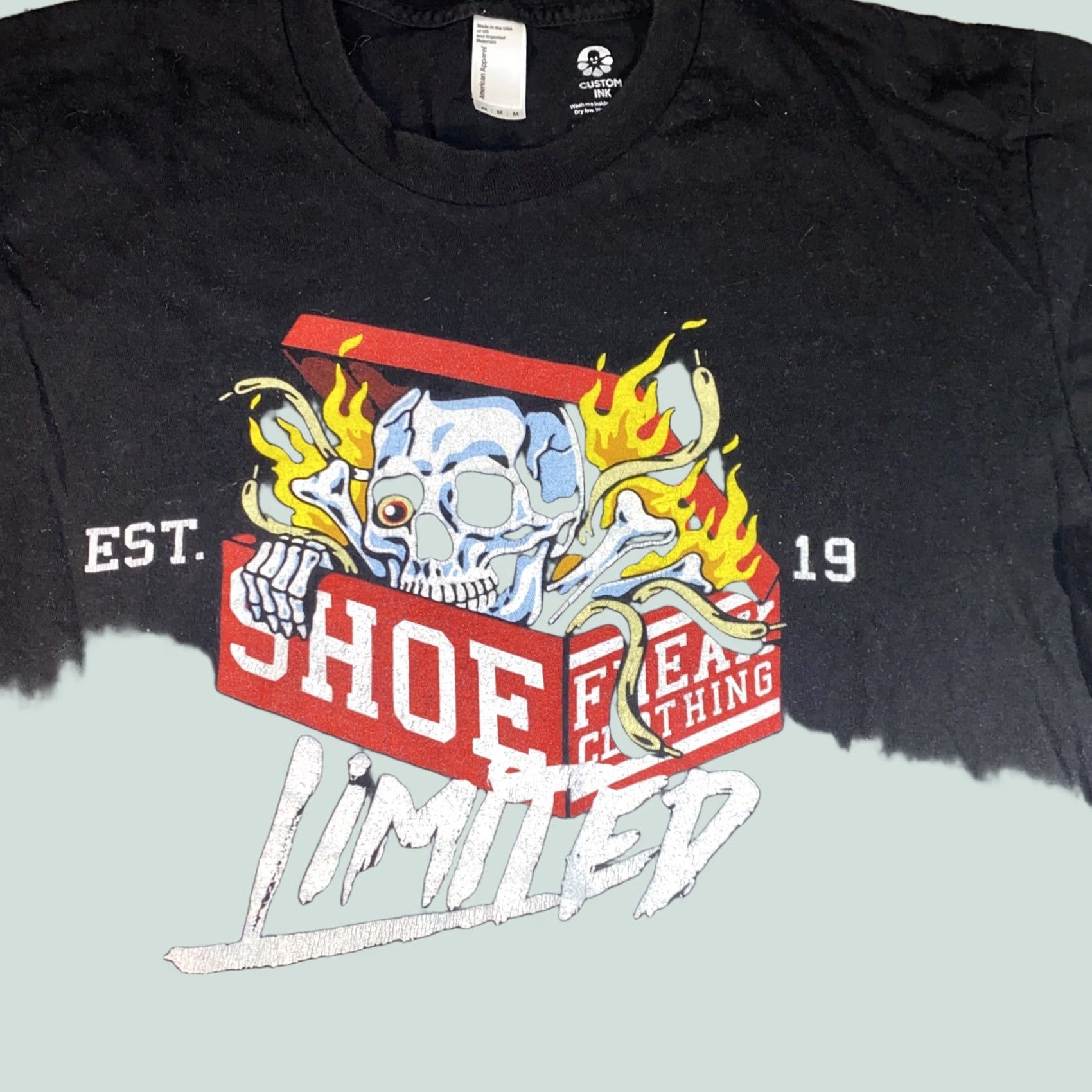 Vintage Shoe Freak Clothing T-Shirt Men Black M Shirt Men’s Teeshirt Black Shoe Freak Clothing M Mens Size US M / EU 48-50 / 2 - 1 Thumbnail