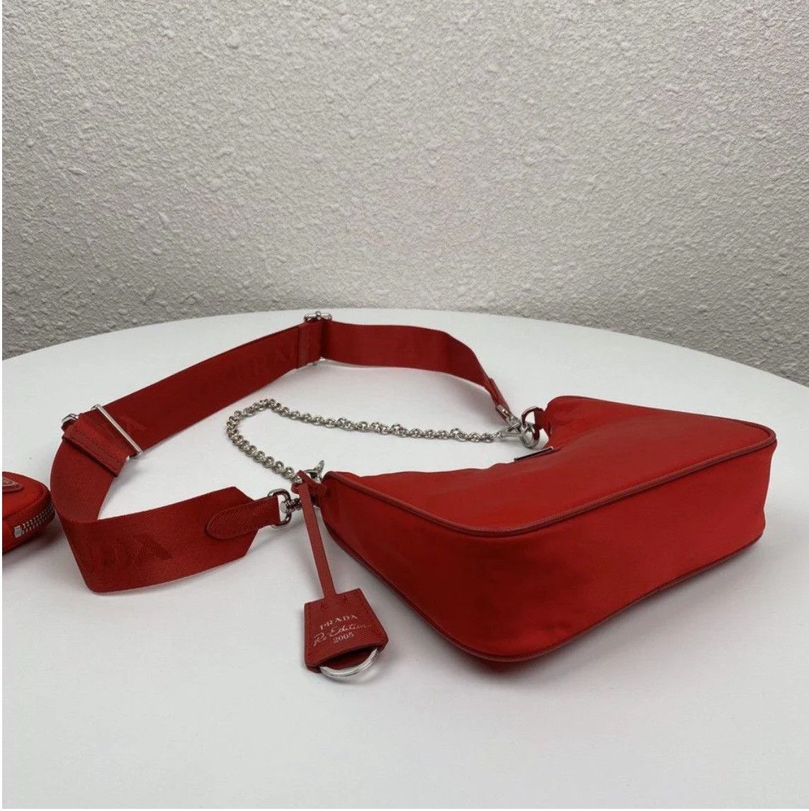 Other Red nylon bag Size ONE SIZE - 4 Thumbnail