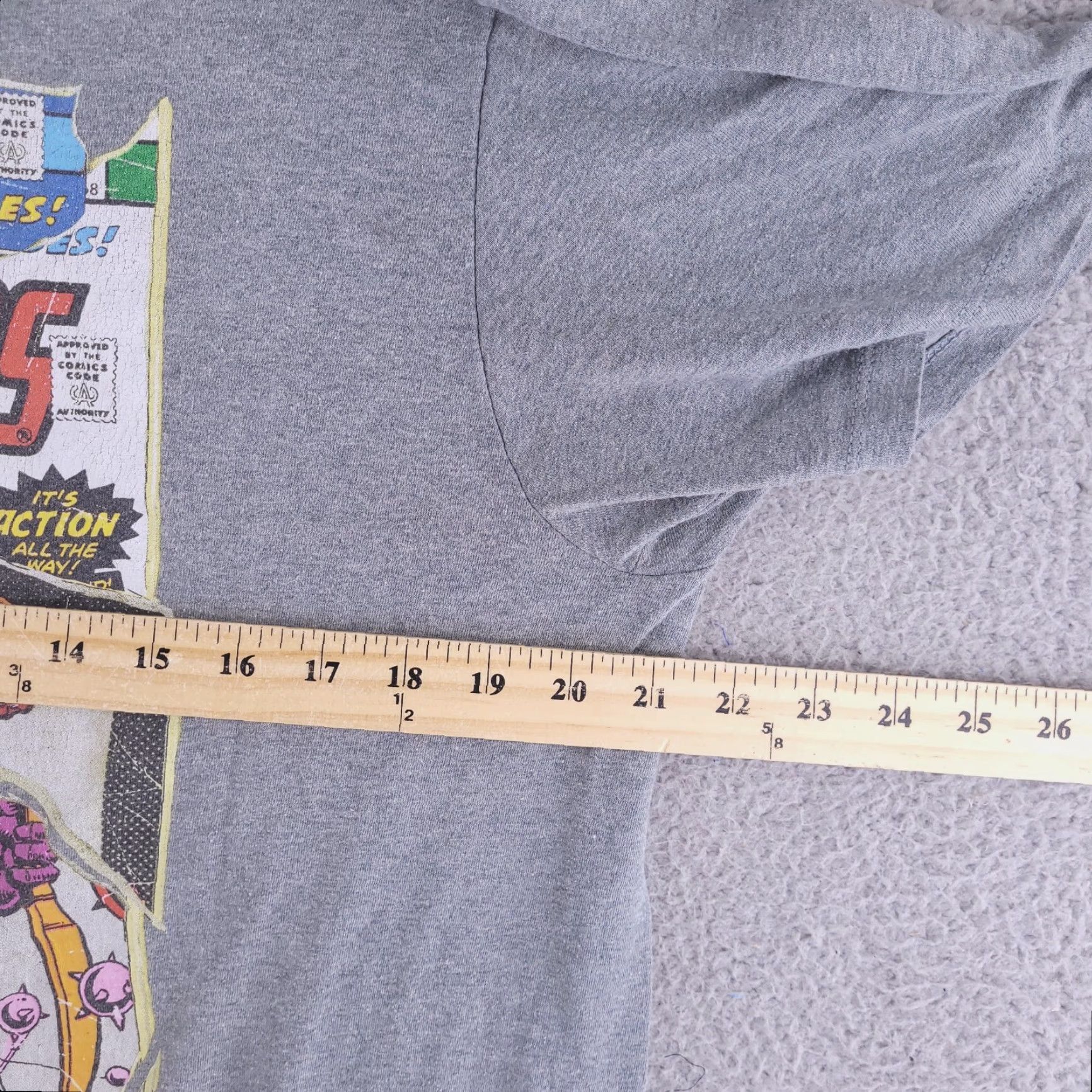 Vintage Marvel Shirt L Mens Gray Short Sleeve Graphic Comic Cover Shirt Size US L / EU 52-54 / 3 - 6 Thumbnail