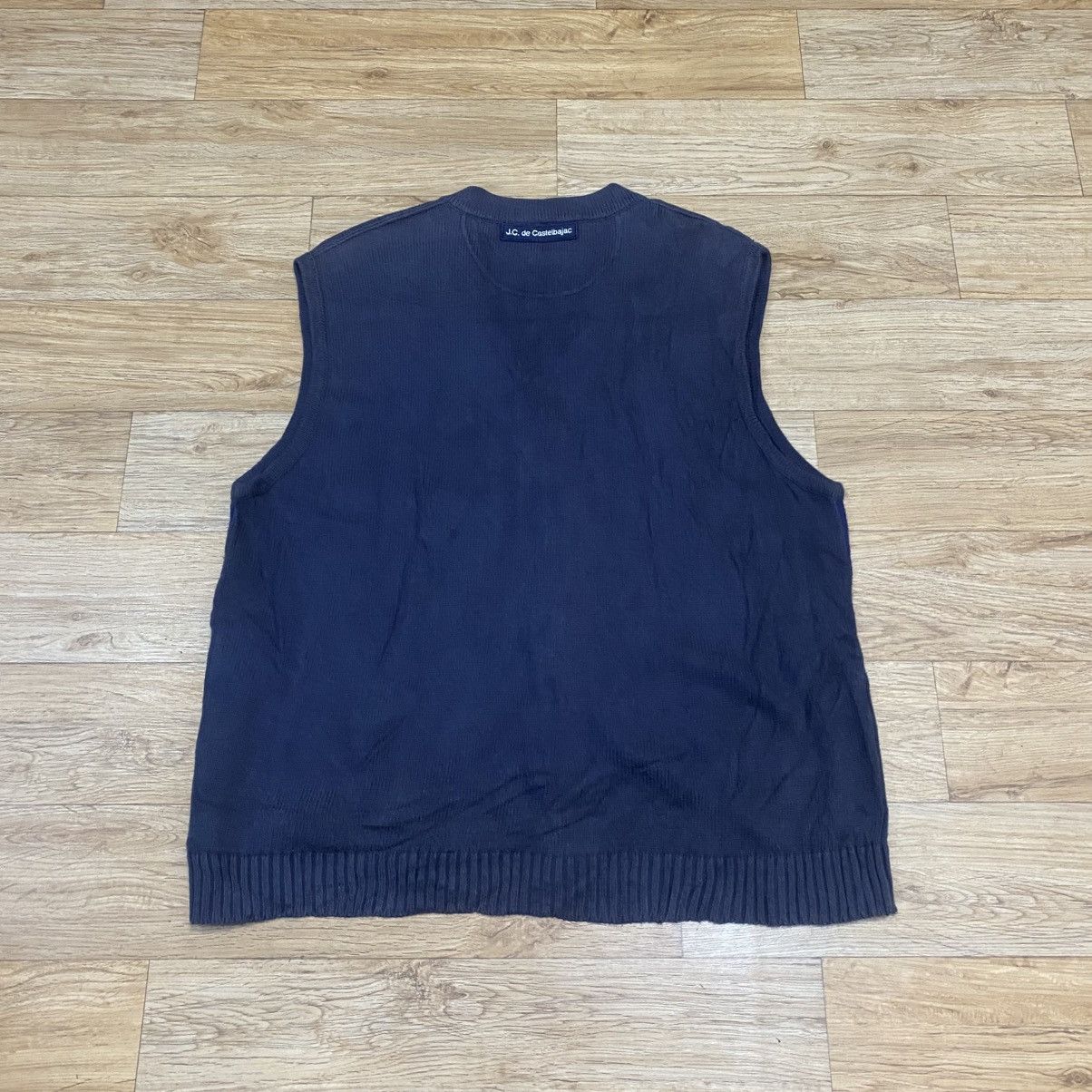 Jean Charles De Castelbajac 2000s Jean Charles de Castelabajac Tom&Jerry Vest Knitwear Size US L / EU 52-54 / 3 - 8 Thumbnail