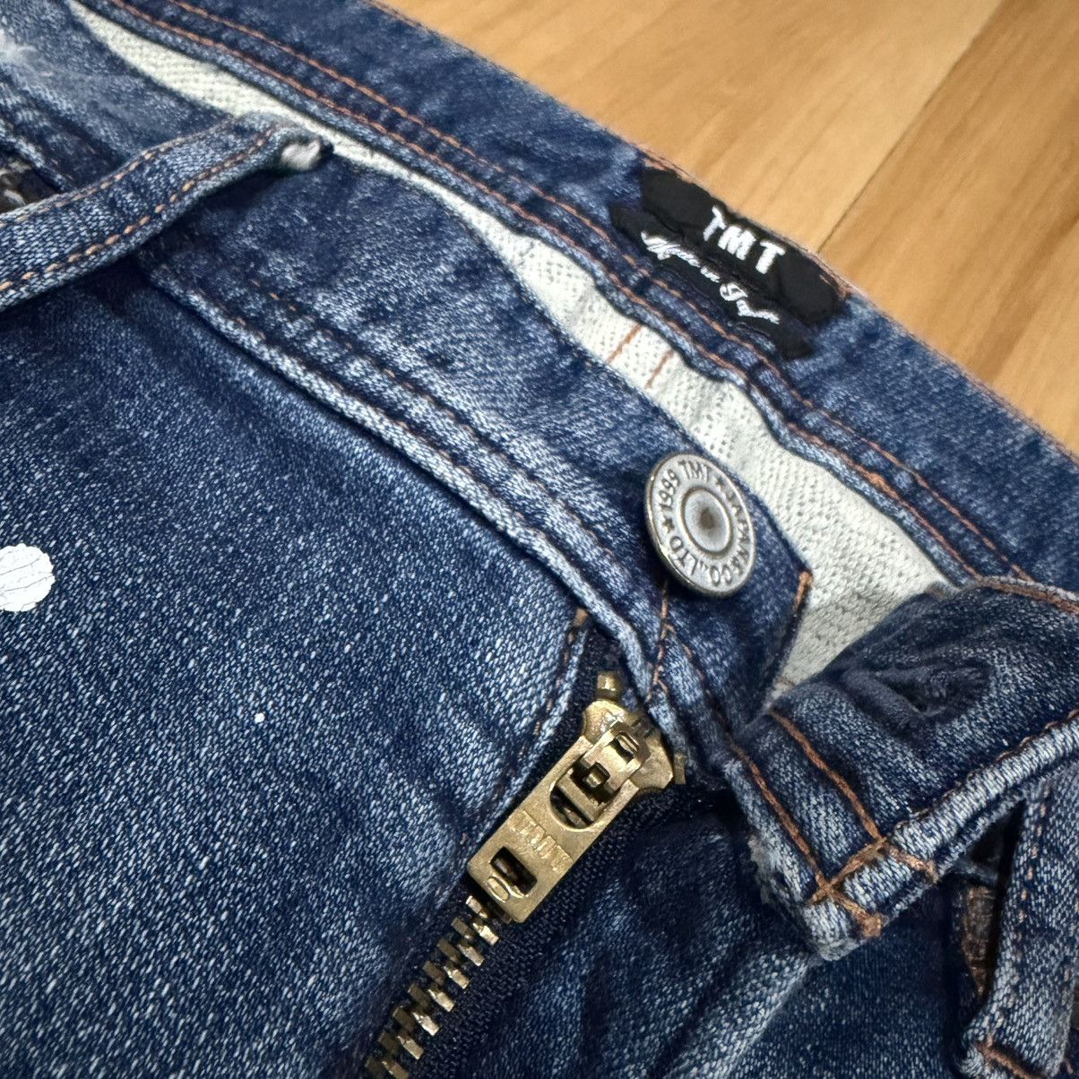 TMT TMT Japan Damaged Distressed Stitch Denim Jeans Size US 34 / EU 50 - 5 Thumbnail