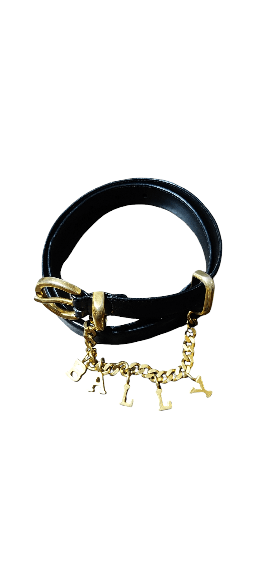 Bally B A L L Y Women's Gold Chain Letter's Belt Size ONE SIZE - 7 Thumbnail