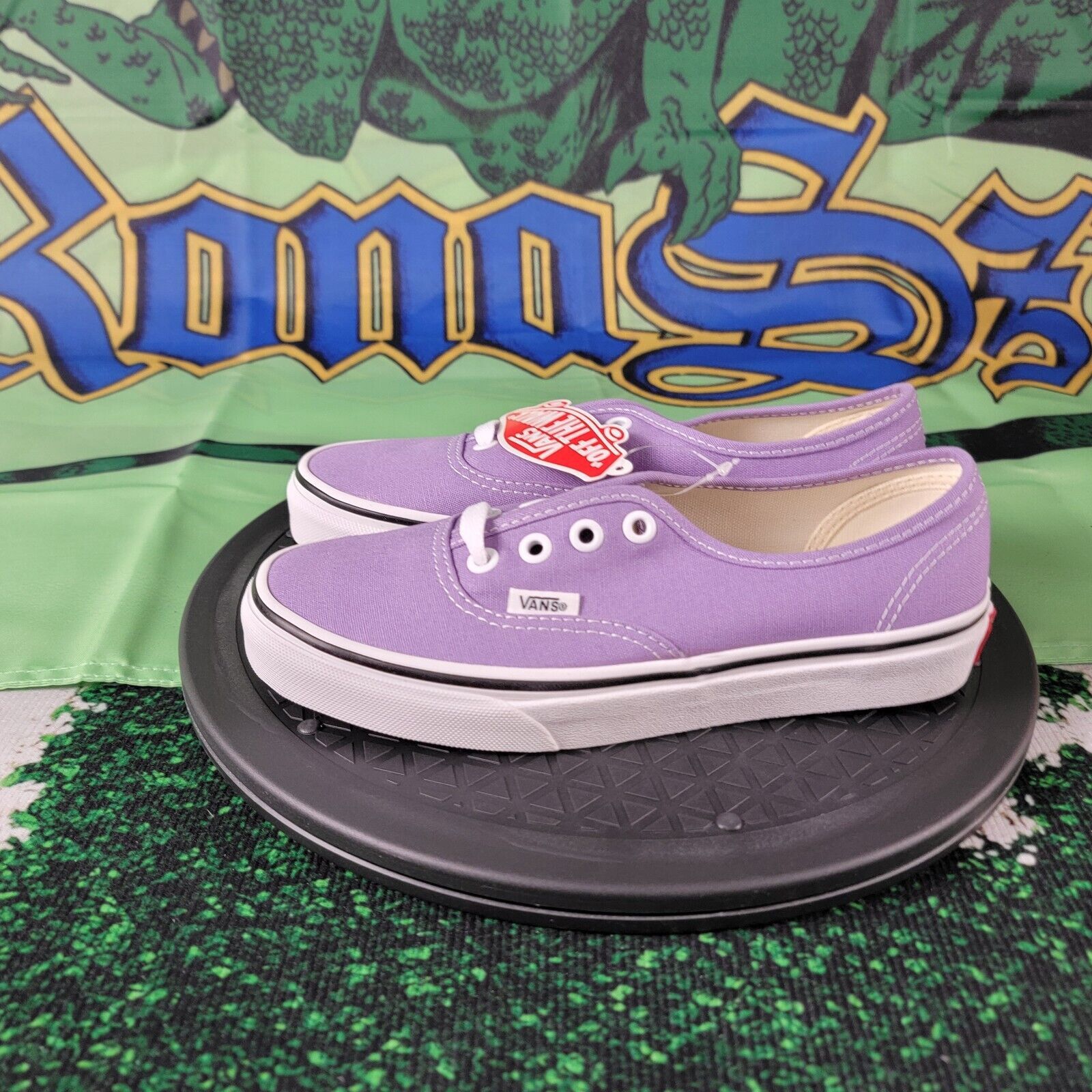 Vans Vans Authentic Chalk Violet Skateboarding Shoes Sz 4M 5.5W Size US 5.5 / IT 35.5 - 2 Thumbnail