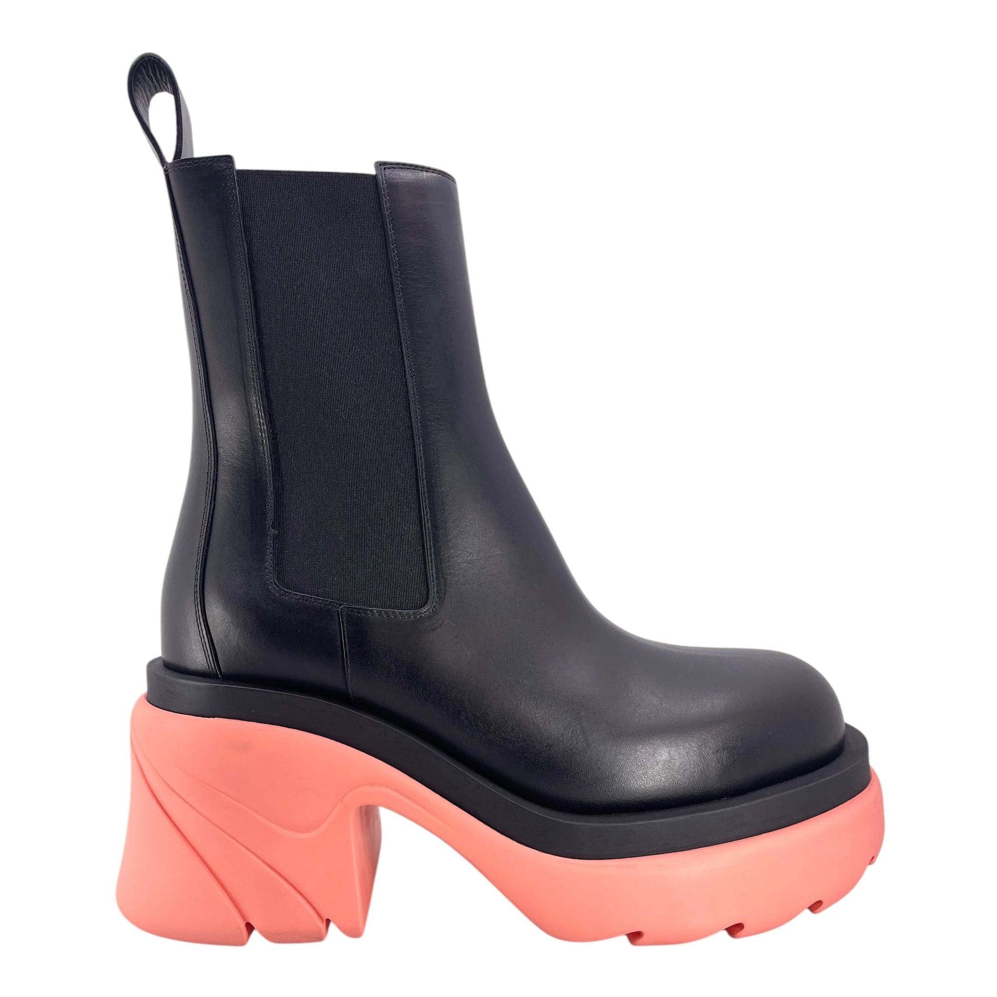 Bottega Veneta Flash Boots Black/Flamingo Size US 10 / IT 40 - 1 Thumbnail