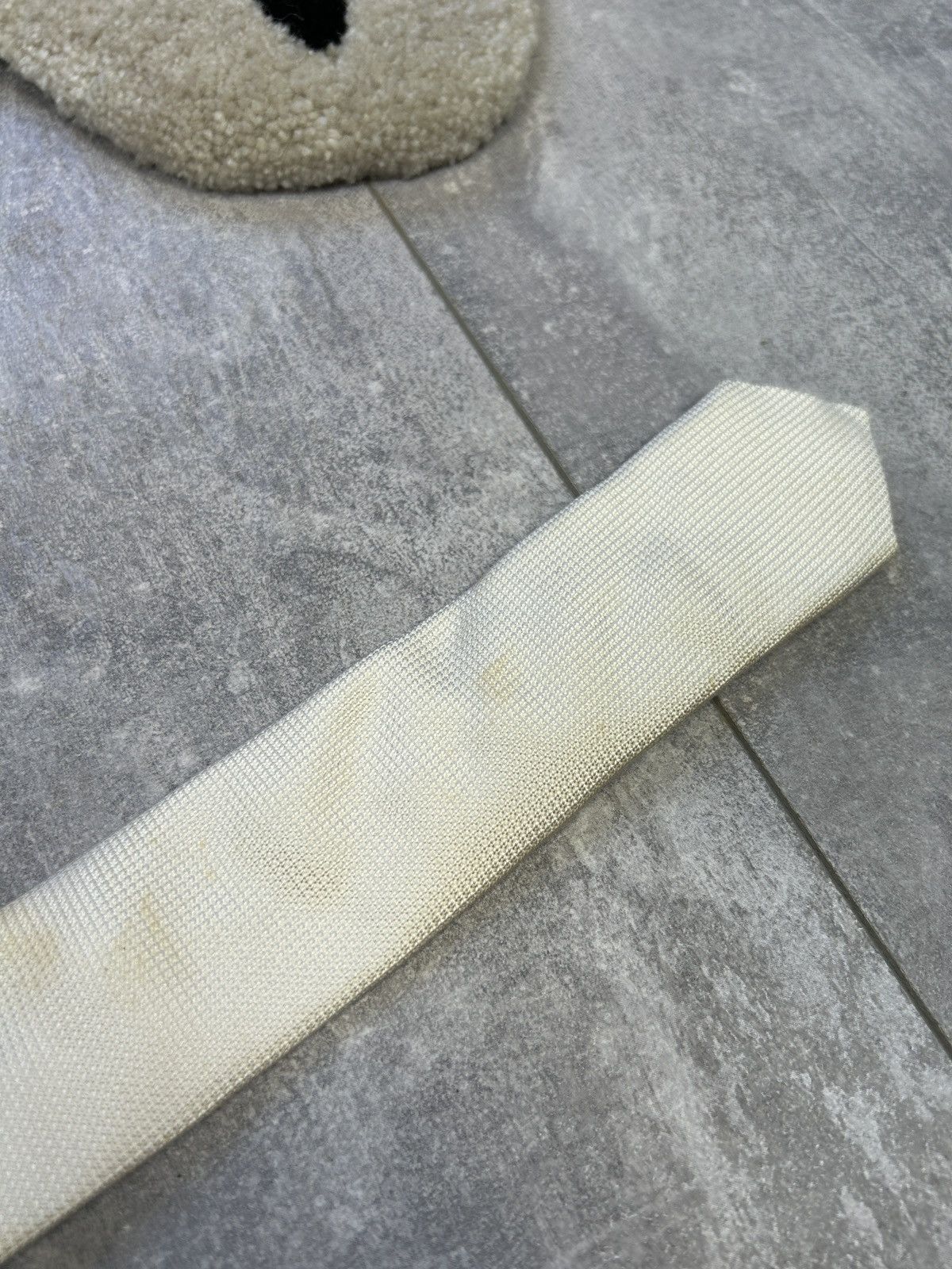 Pal Zileri × Vintage Mens Vintage Pal Zilleri tie luxury beige Size ONE SIZE - 21 Thumbnail