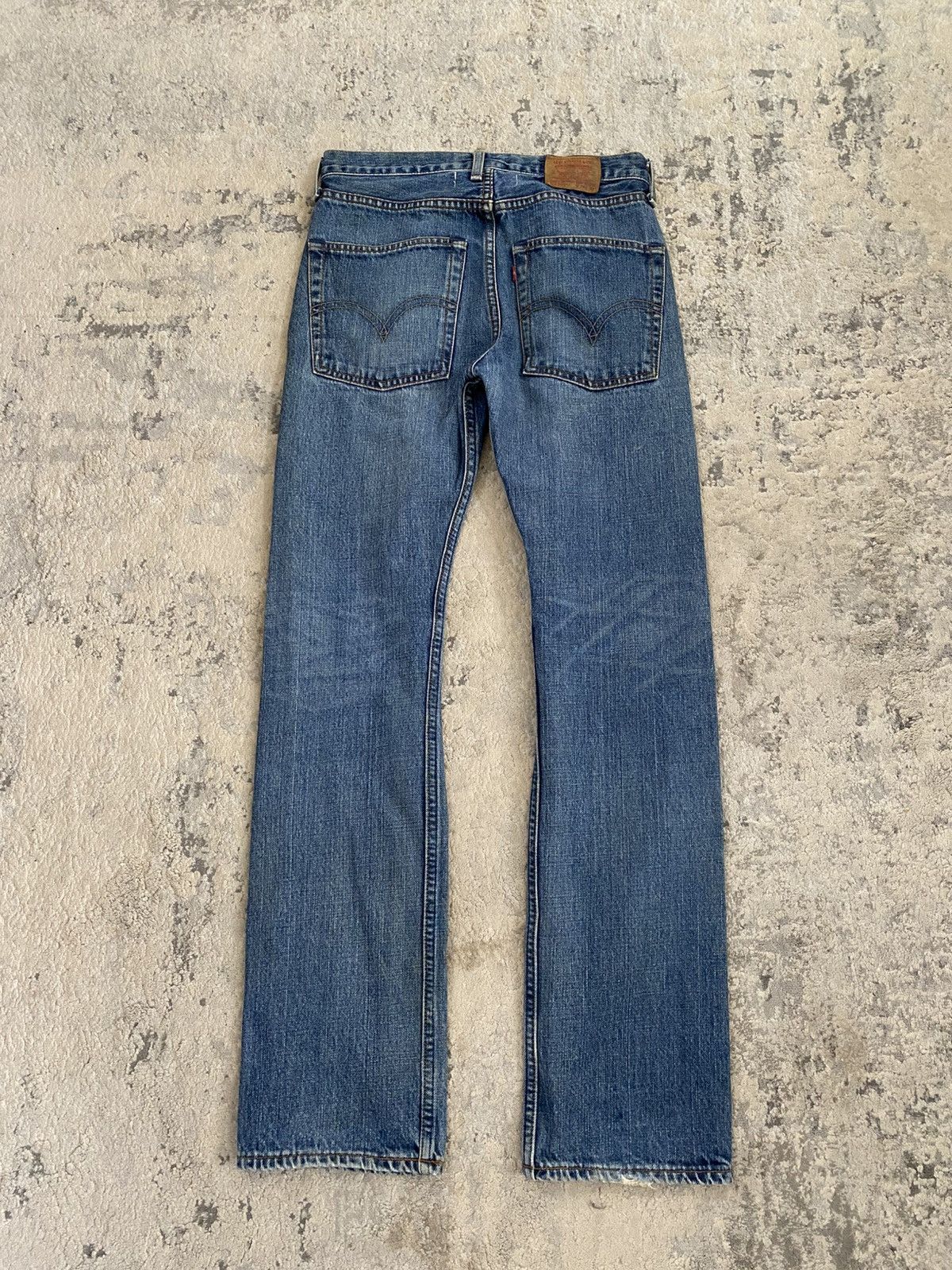 Comme des Garcons Junya Watanabe x Corso Como SS02 Painted Blue Levis Jeans Size US 28 / EU 44 - 8 Thumbnail