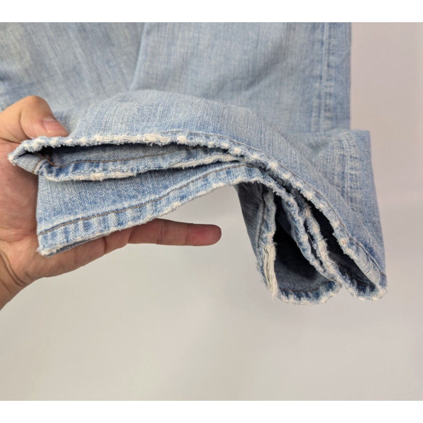 Vintage BKE Buckle STAN Womens Jeans - Denim, Size 30x33.5, Regular, Bootcut, Distressed Blue, Medium Wash, 67 Buckle Buckle, Pants, Jeans, Women Size 24" / US 00 / IT 34 - 4 Thumbnail