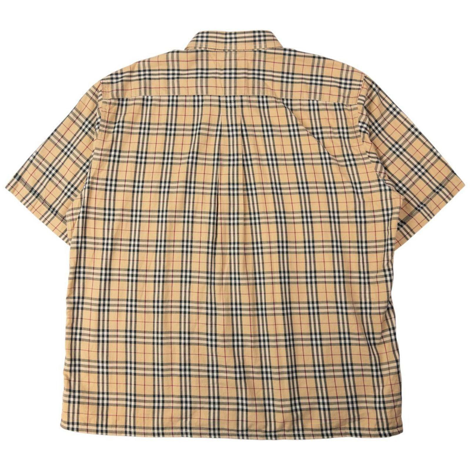 Burberry Vintage Burberry Nova Check Short Sleeve Button Up Shirt XL Size US XXS / EU 40 - 2 Thumbnail