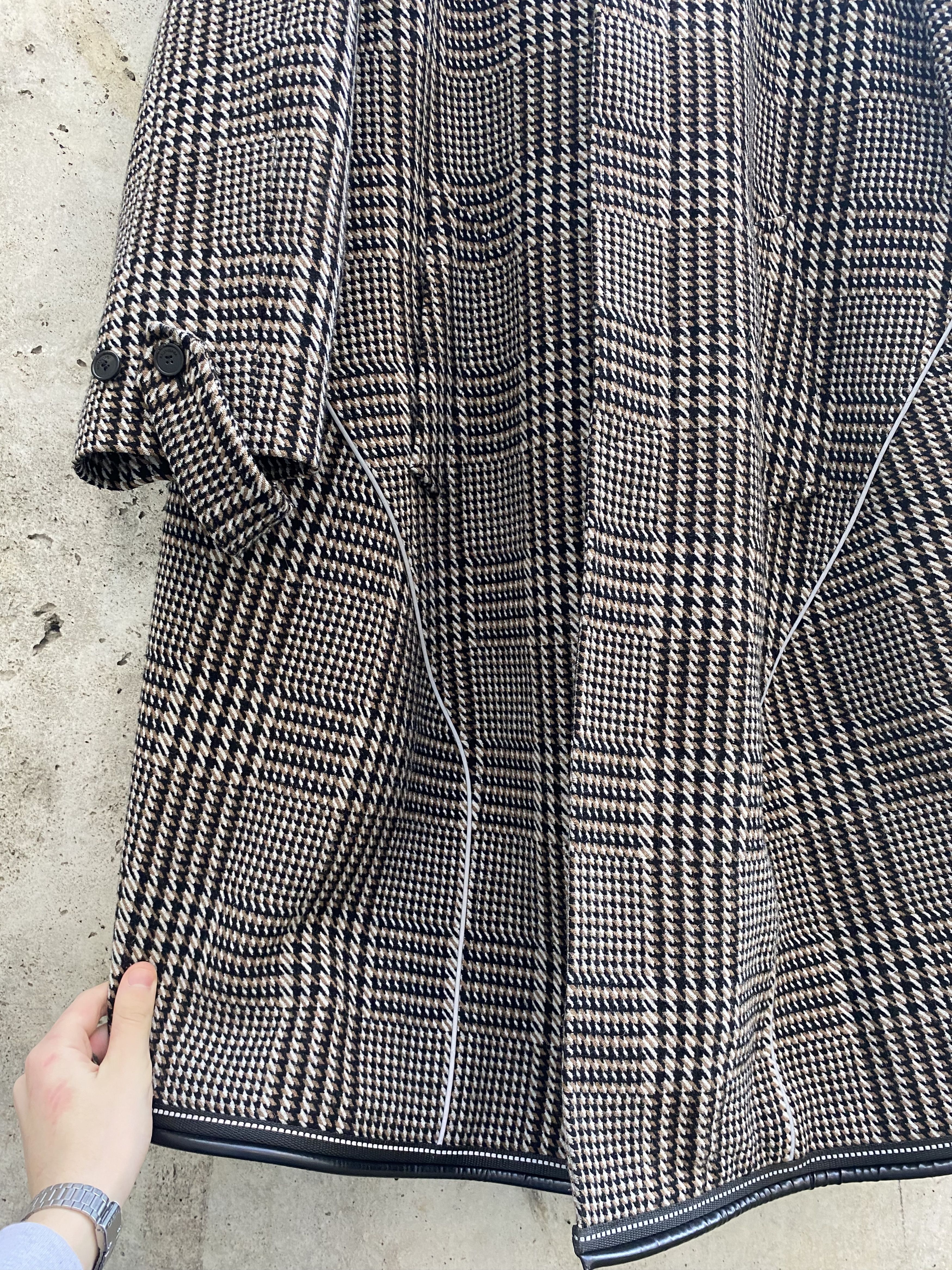 Balenciaga Balenciaga Pre-Fall 2018 Prince of Wales Check Coat Size US M / EU 48-50 / 2 - 6 Thumbnail