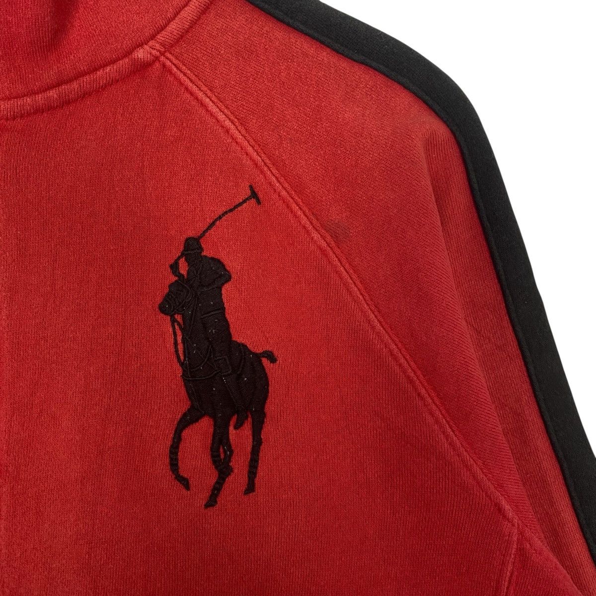 Vintage Vintage Polo Ralph Lauren Full Zipper Red Small Sweatshirt Size US L / EU 52-54 / 3 - 6 Thumbnail