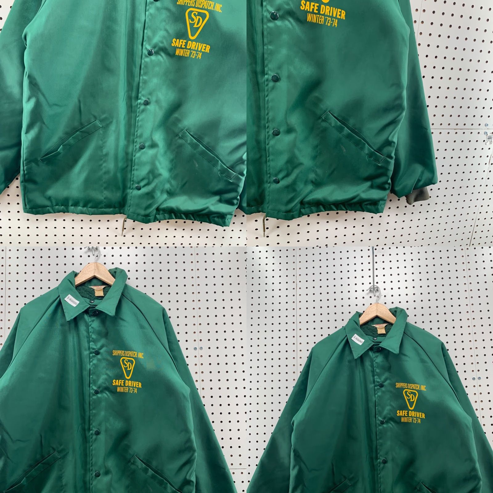Vintage VINTAGE Collegiate Pacific Santin Snap Jacket Mens Large 70s Green Windbreaker Insulated Workwear 1973 Mens Size US L / EU 52-54 / 3 - 8 Thumbnail