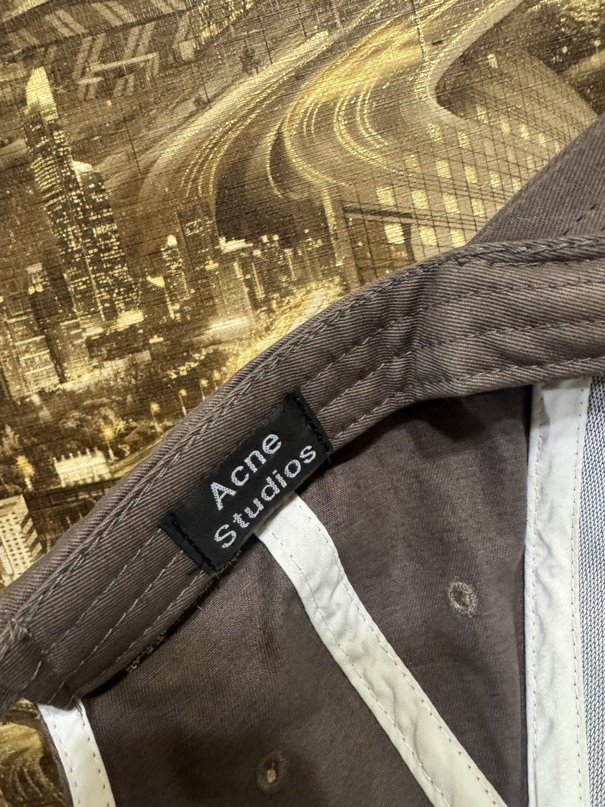 Acne Studios ACNE STUDIOS Logo Cotton-Canvas Cap Size ONE SIZE - 13 Thumbnail