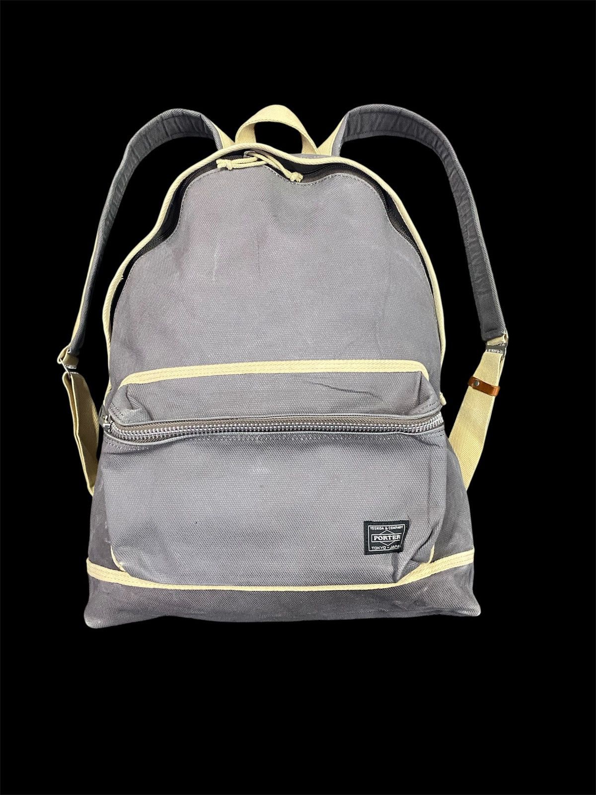 Porter PORTER Yoshida & Co Tokyo Japan Grey Canvas Casual Daypack Size ONE SIZE - 1 Thumbnail