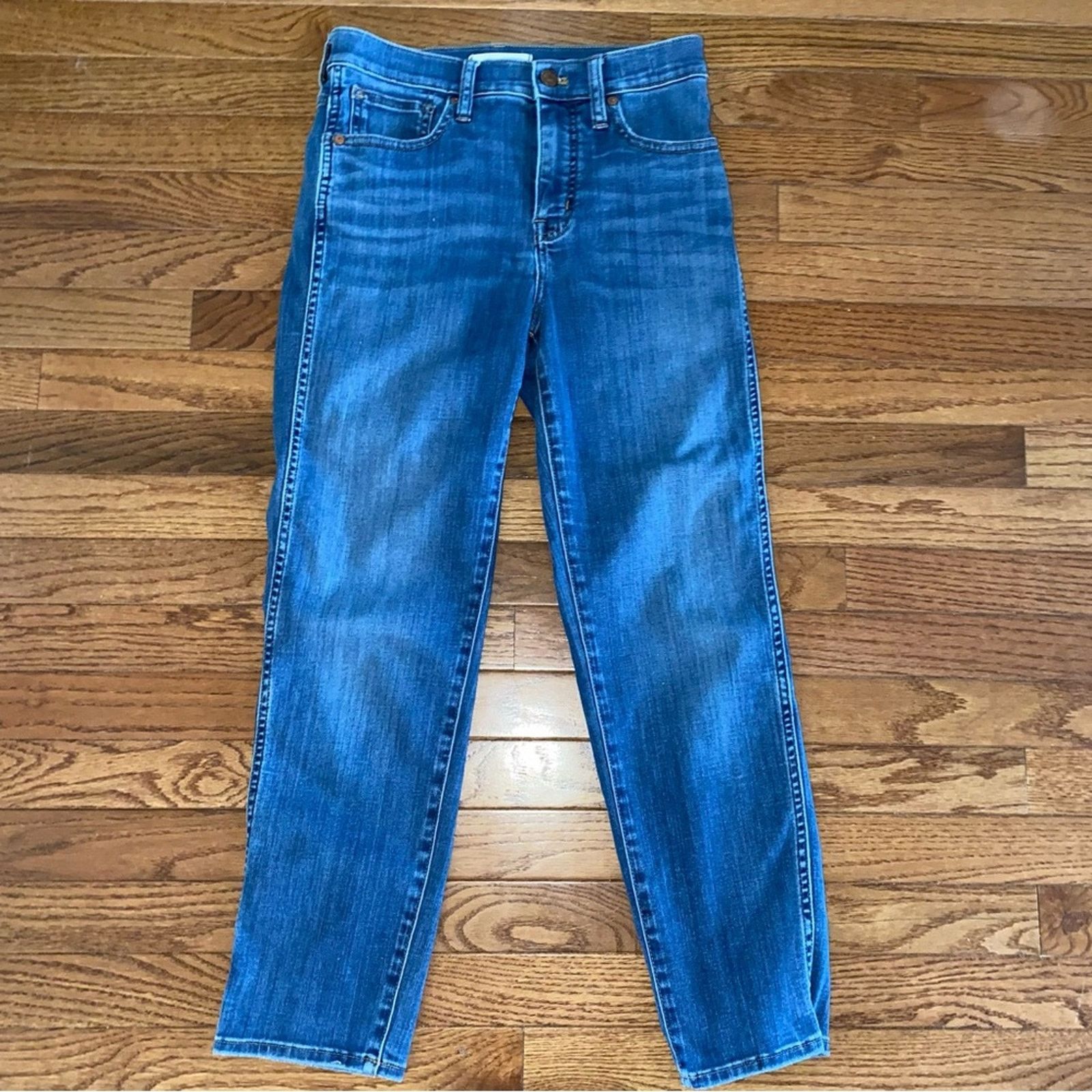 Madewell Madewell $138 Stovepipe Stretch High Rise Jeans 26”EUC Size 26" / US 2 / IT 38 - 3 Thumbnail