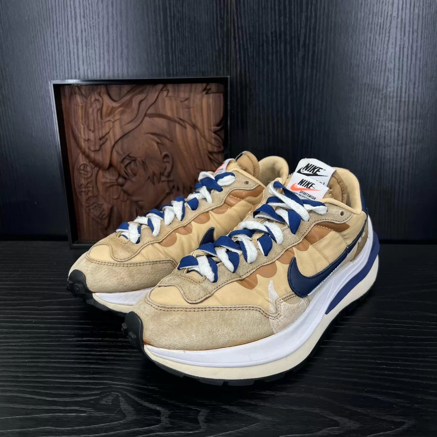 Nike sacai vaporwaffle sesame 42.5 good cond boxed Size US 9.5 / EU 42-43 - 1 Thumbnail