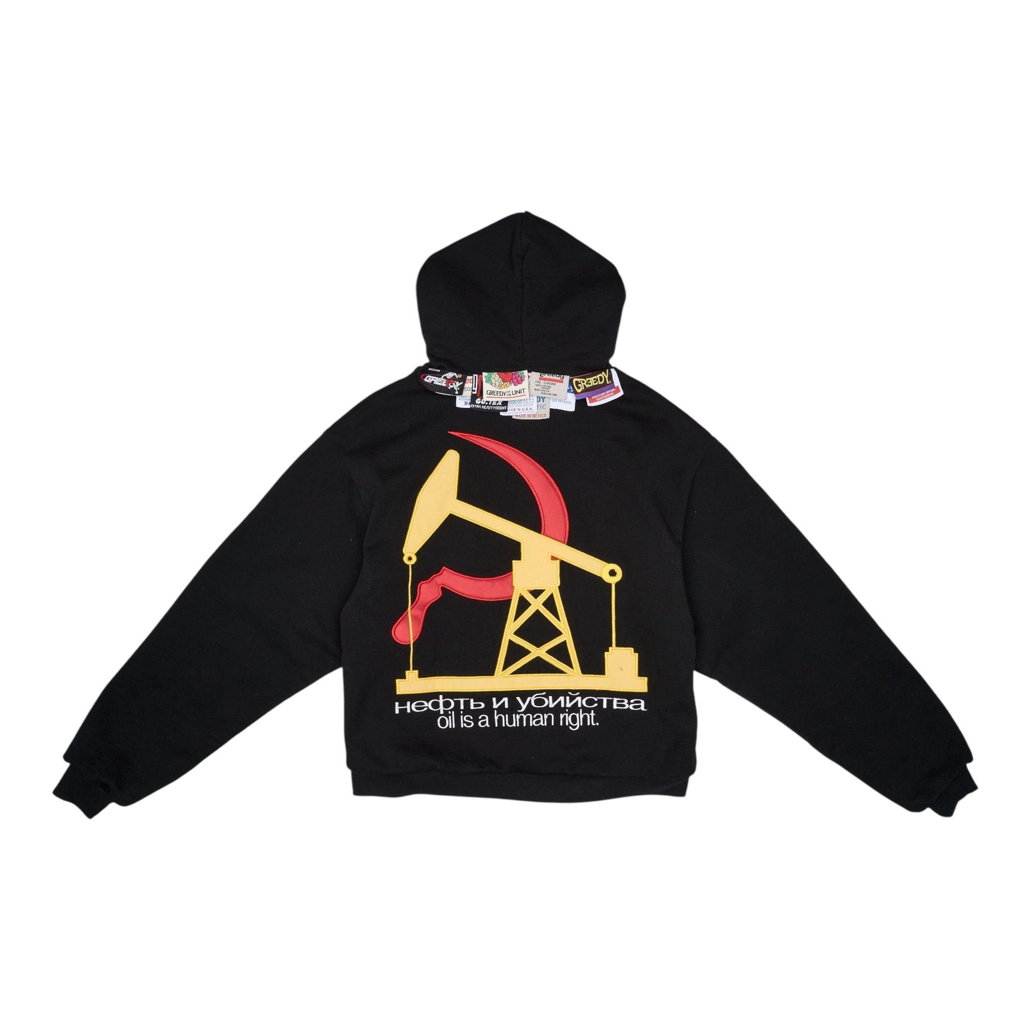 [TWN]★GREEDY HOODIE Streetwear × murd333r.fm MURD333R.FM X Greedy Unit