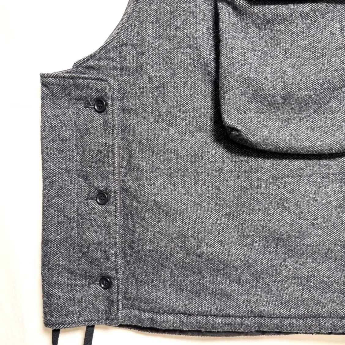 Engineered Garments Engineered Garments Vest Cover Gray Wool Front Pocket Size XL Pre-owned Size US XL / EU 56 / 4 - 2 Thumbnail