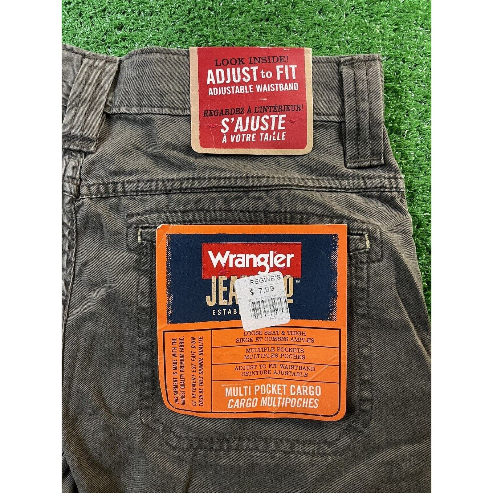 Wrangler NWT Vintage Wrangler 14 Regular 26 Dark Gray Cargo Shorts Size 26" / US 2 / IT 38 - 3 Thumbnail
