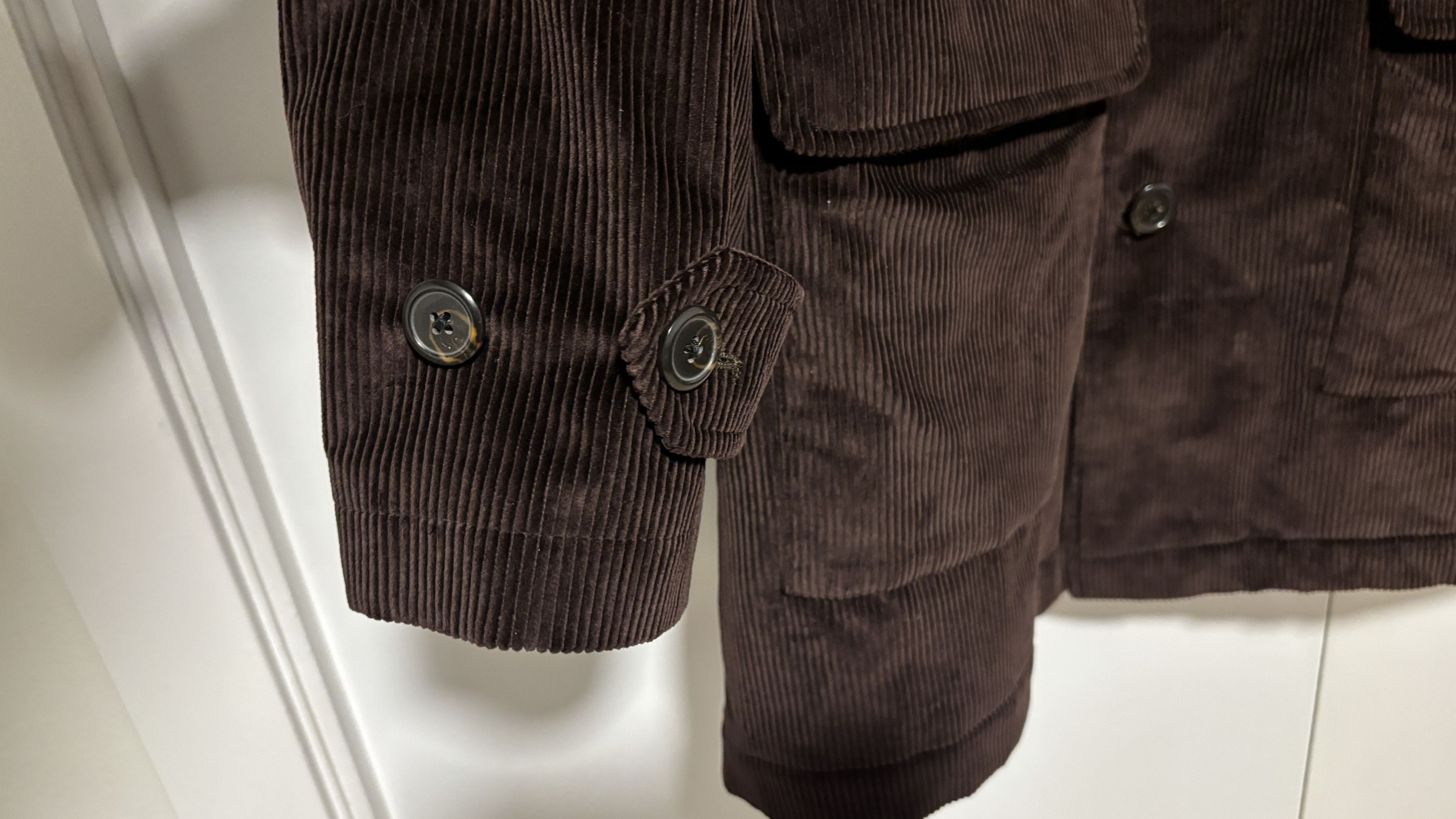 Polo Ralph Lauren BNWT Corneliani Brown Corduroy Overcoat/ Jacket XL-XXL Size US XXL / EU 58 / 5 - 4 Thumbnail