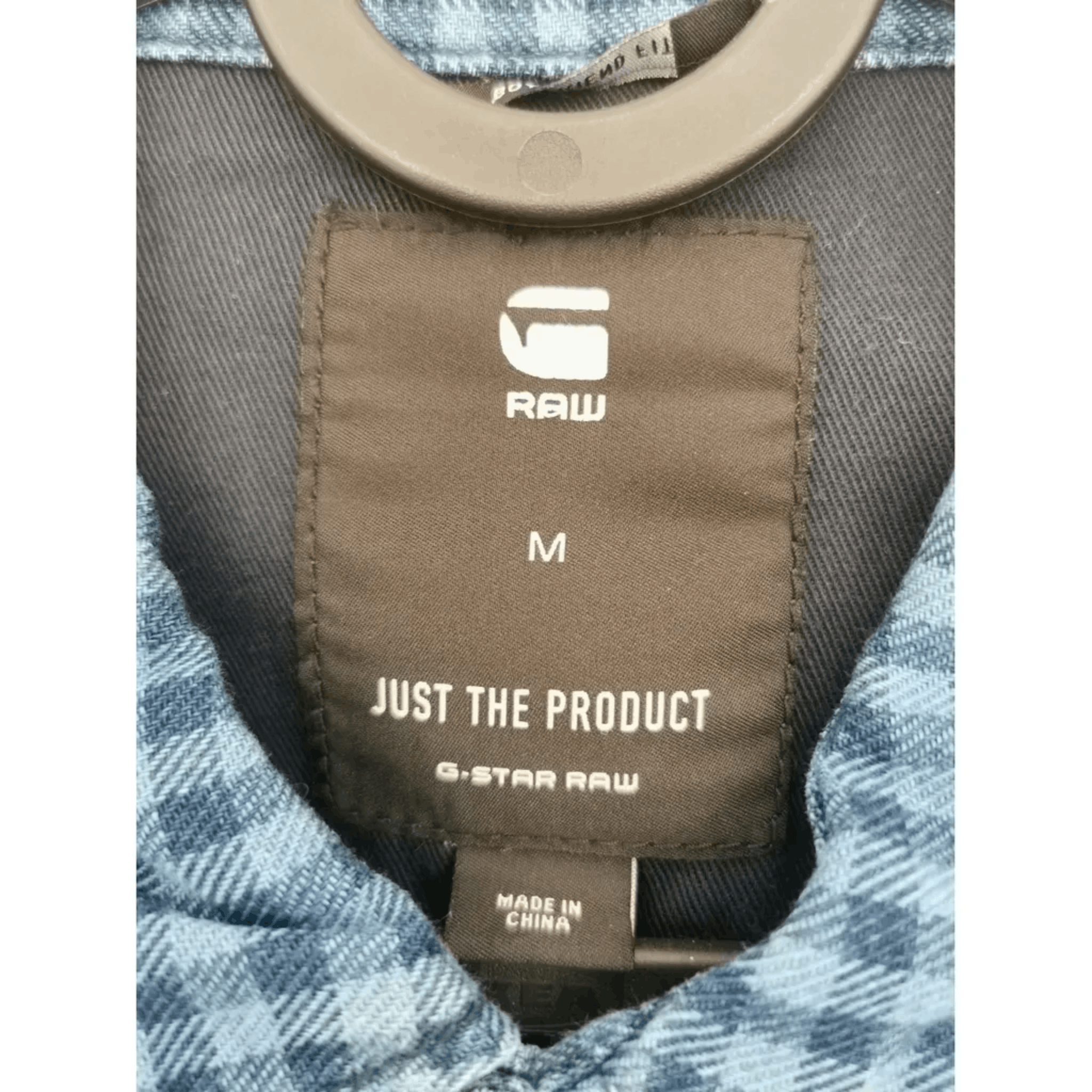 G-Star G-Star RAW Blue Gingham Snap Button Shirt Size US M / EU 48-50 / 2 - 9 Thumbnail