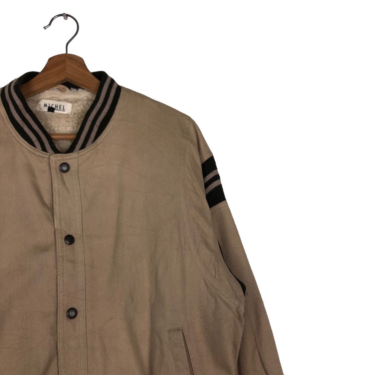 Japanese Brand 🔥Vintage Varsity Bomber Jacket Michel Japan Issey Miyake Size US M / EU 48-50 / 2 - 6 Thumbnail