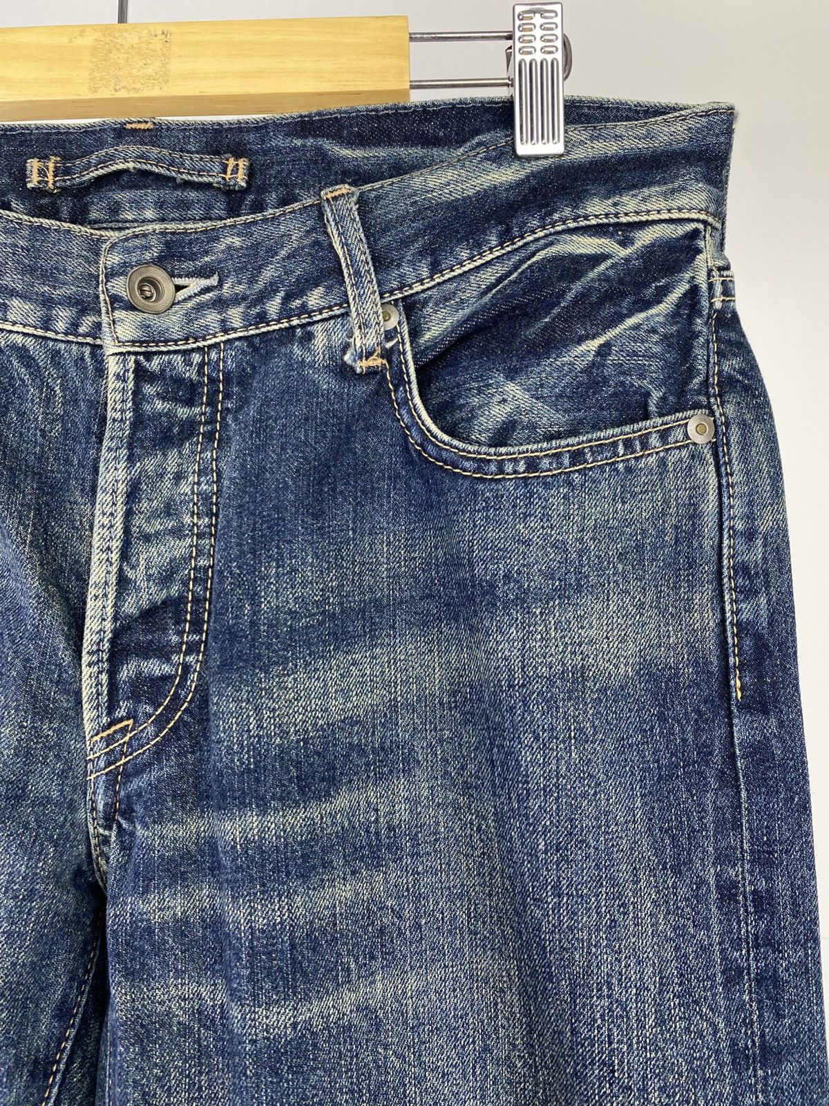 GOA Goa 00s Y2K Selvedge Mudwash Denim Japan Size US 32 / EU 48 - 10 Thumbnail