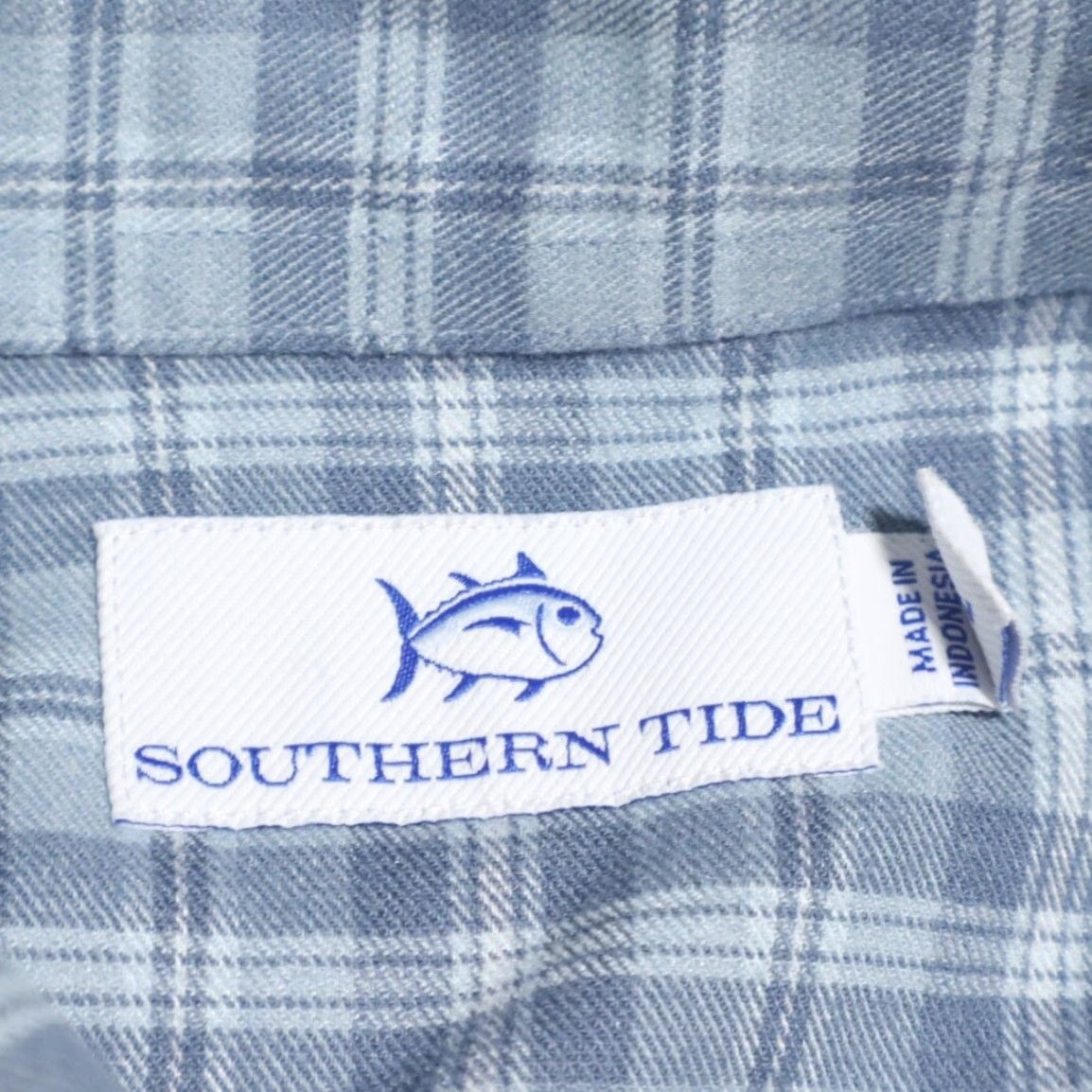 Southern Tide VINTAGE Southern Tide Shirt Lakewood Flannel Stretch Plaid Button Down Blue Men L Size US L / EU 52-54 / 3 - 5 Thumbnail