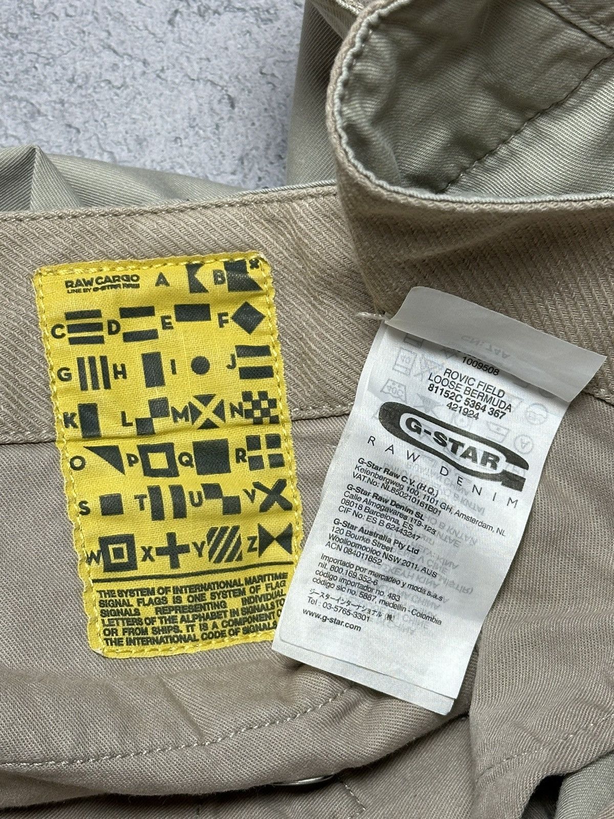 G-Star Vintage G-Star Raw Cargo Shorts Rovic Field Loose Bermuda Size US 30 / EU 46 - 10 Thumbnail