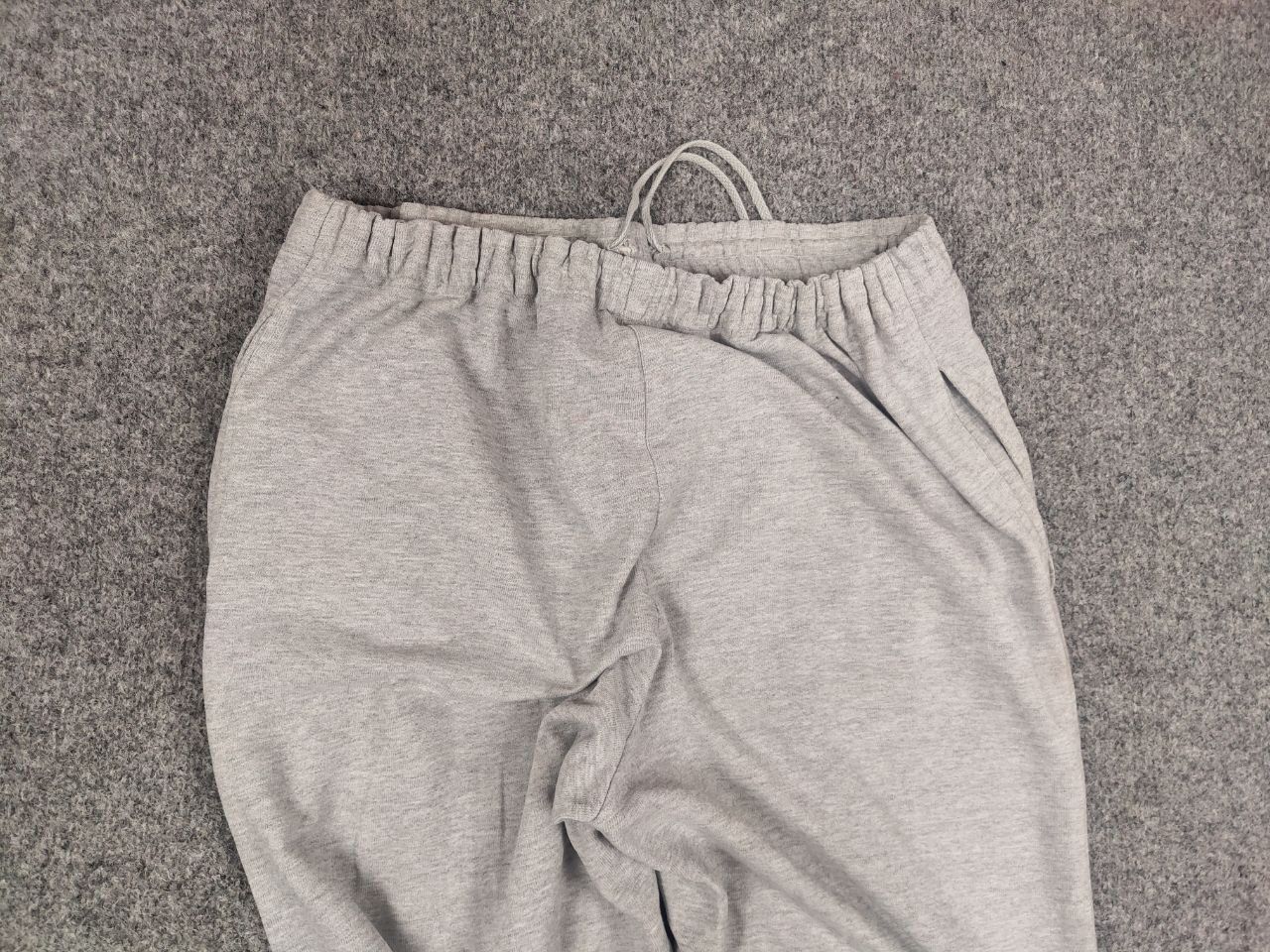 Nike Vintage Nike Swoosh Gray Cotton Baggy Track Pants Y2K Style Size US 34 / EU 50 - 10 Thumbnail