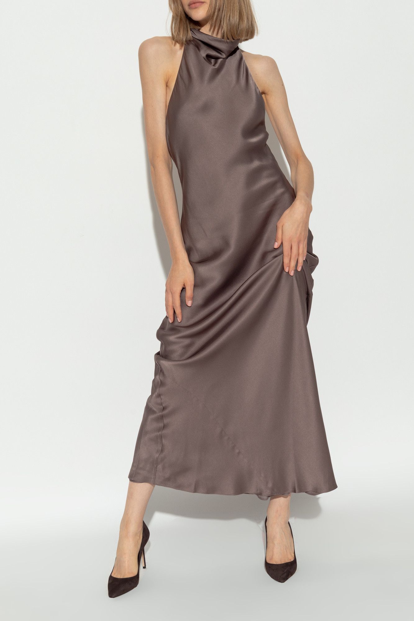 Jimmy Choo o1s22i1n1024 Romy 85 Pumps in Brown Size US 10 / IT 40 - 3 Thumbnail